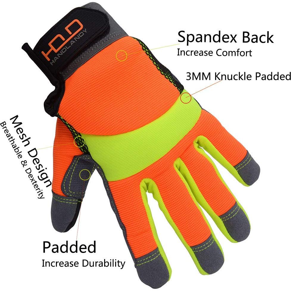 Guantes de Trabajo HLDD HANDLANDY Unisex con Pantalla Táctil