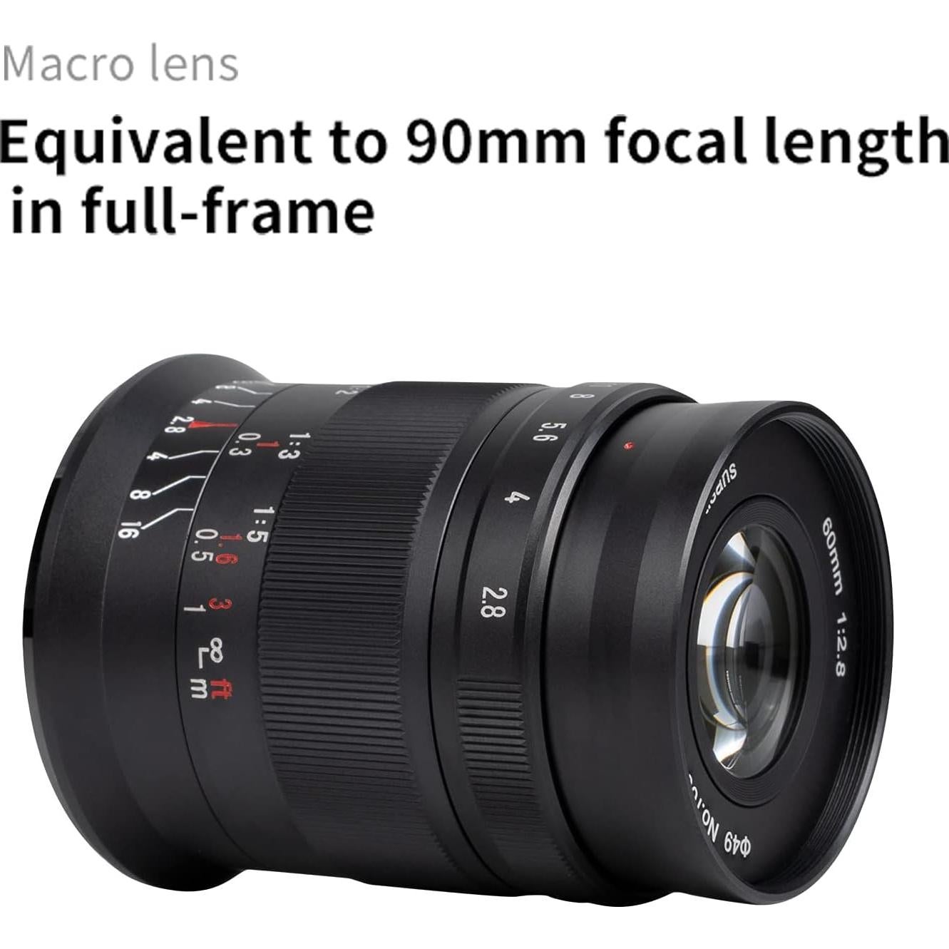 Lente Macro 60mm F2.8 II 7artisans para Fujifilm Montura X