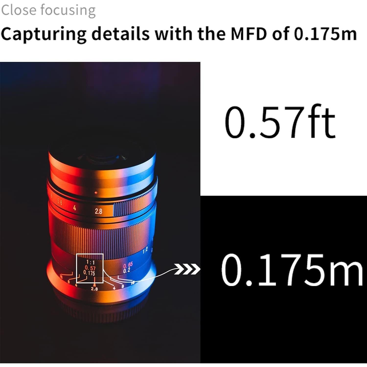 Lente Macro 60mm F2.8 II 7artisans para Fujifilm Montura X