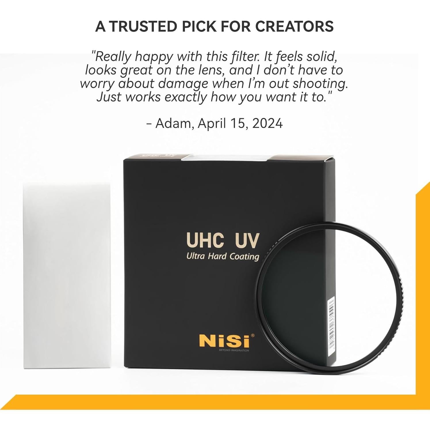 Filtro UV NiSi UHC 40.5mm Ultra Delgado 18 Capas