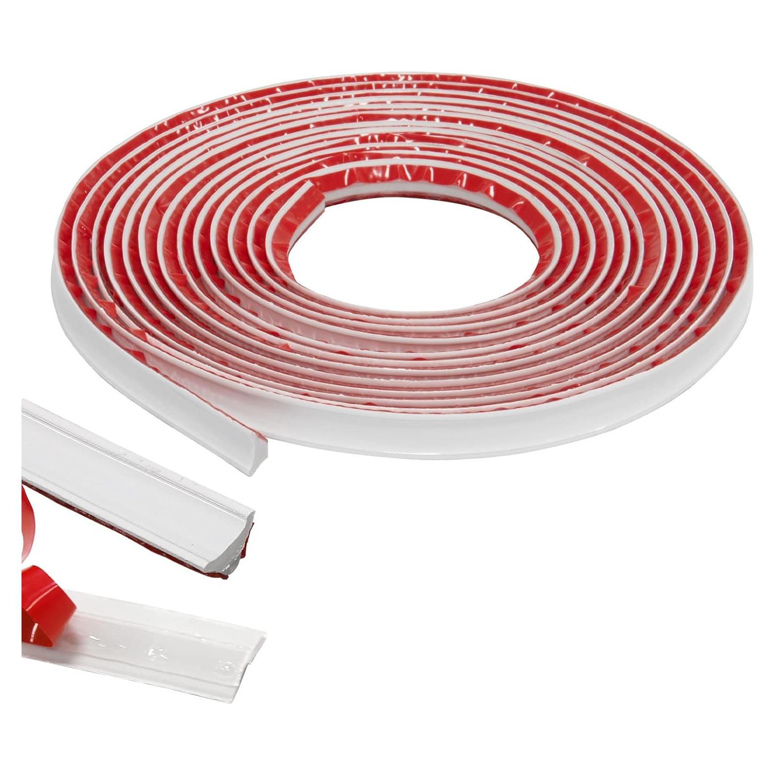 Tira de Sellado Flexible NeatiEase 1.27 cm x 3 m Autoadhesiva Blanca