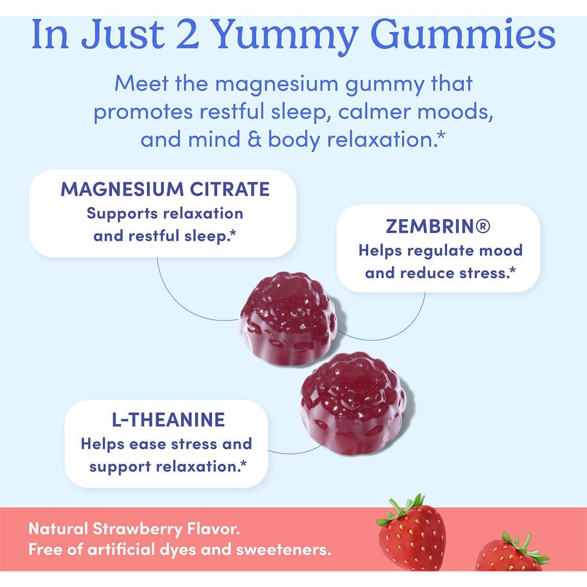 Gomitas de Magnesio Calmantes Primer Día 60 Unidades