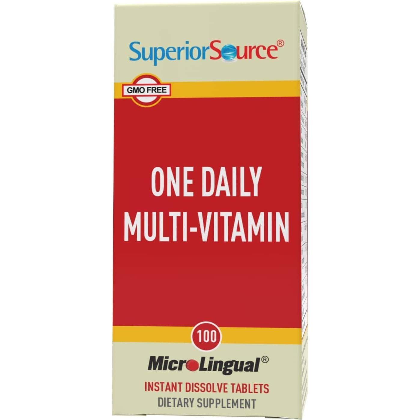 Multivitamínico Diario Superior Source 100 Tabletas MicroLingual