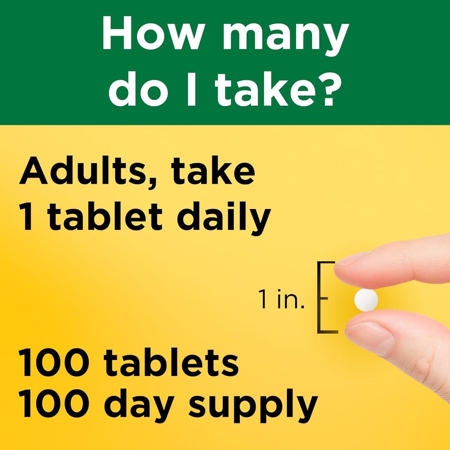 Nature Made Óxido de Magnesio 250 mg - 100 Tabletas Suplemento