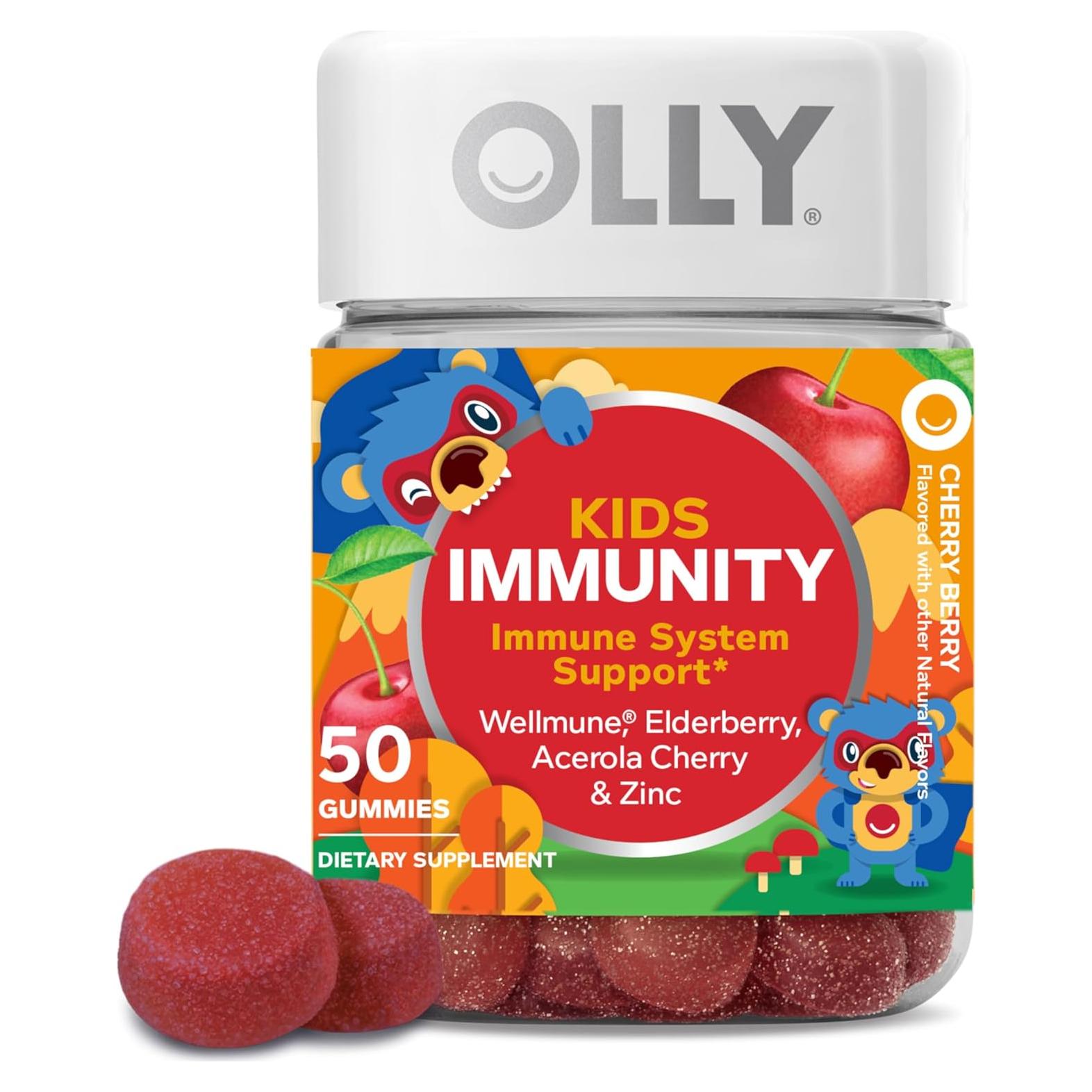 Gummy OLLY Inmunidad Niños 50 Unidades Vitamina C Zinc