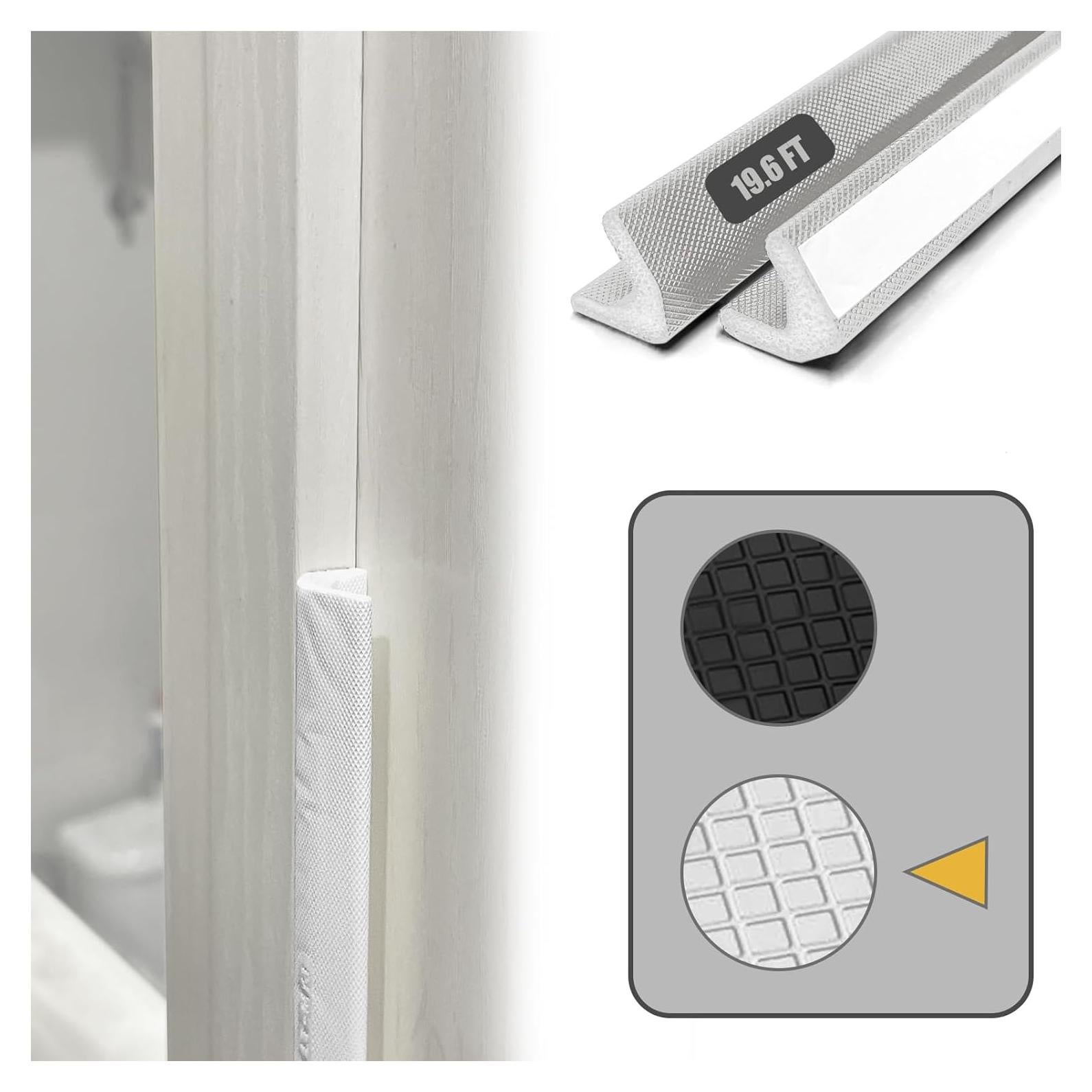 Sellador Adhesivo YZGJM 5.97m Blanco para Puertas y Ventanas