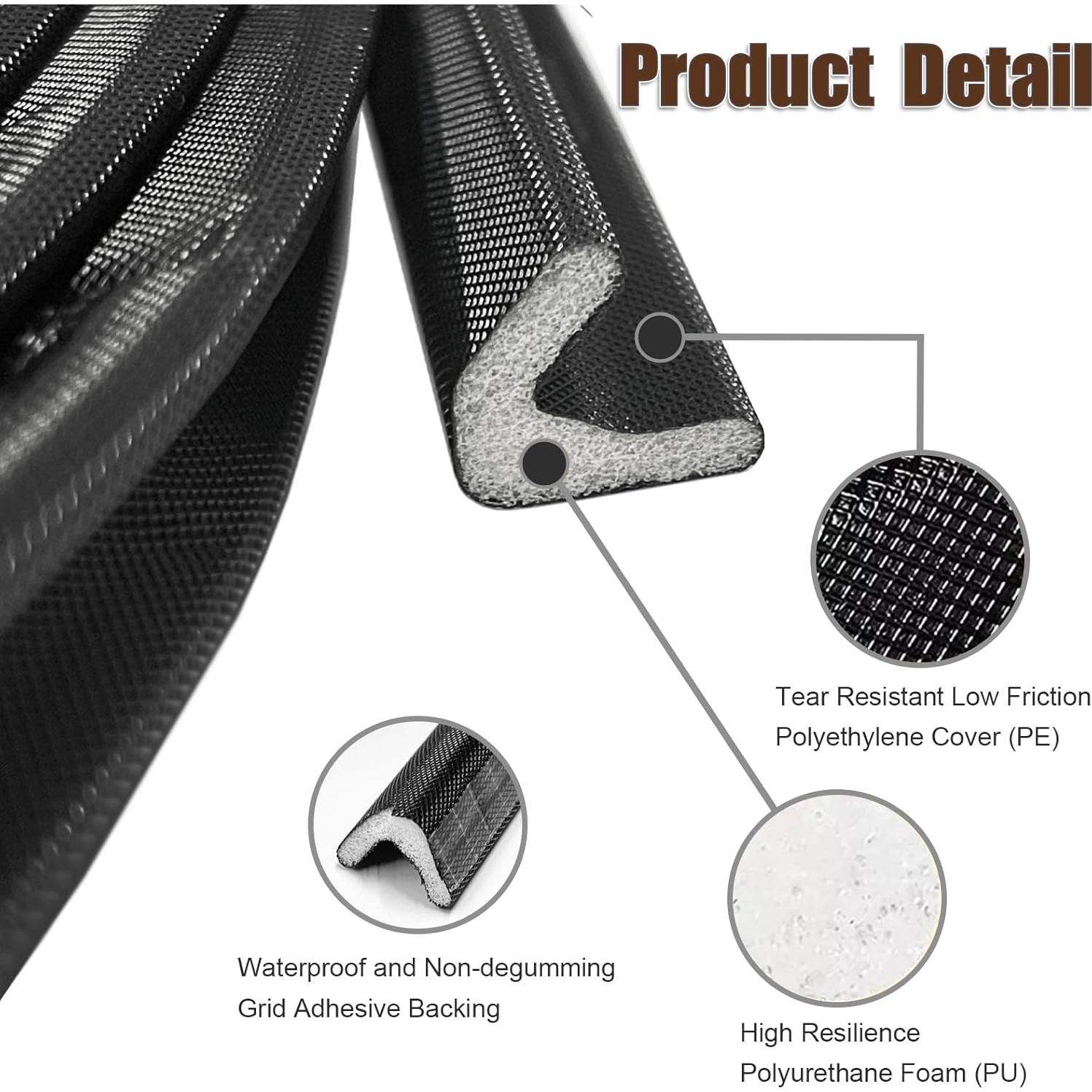 Sellador Adhesivo YZGJM 5.97m Blanco para Puertas y Ventanas