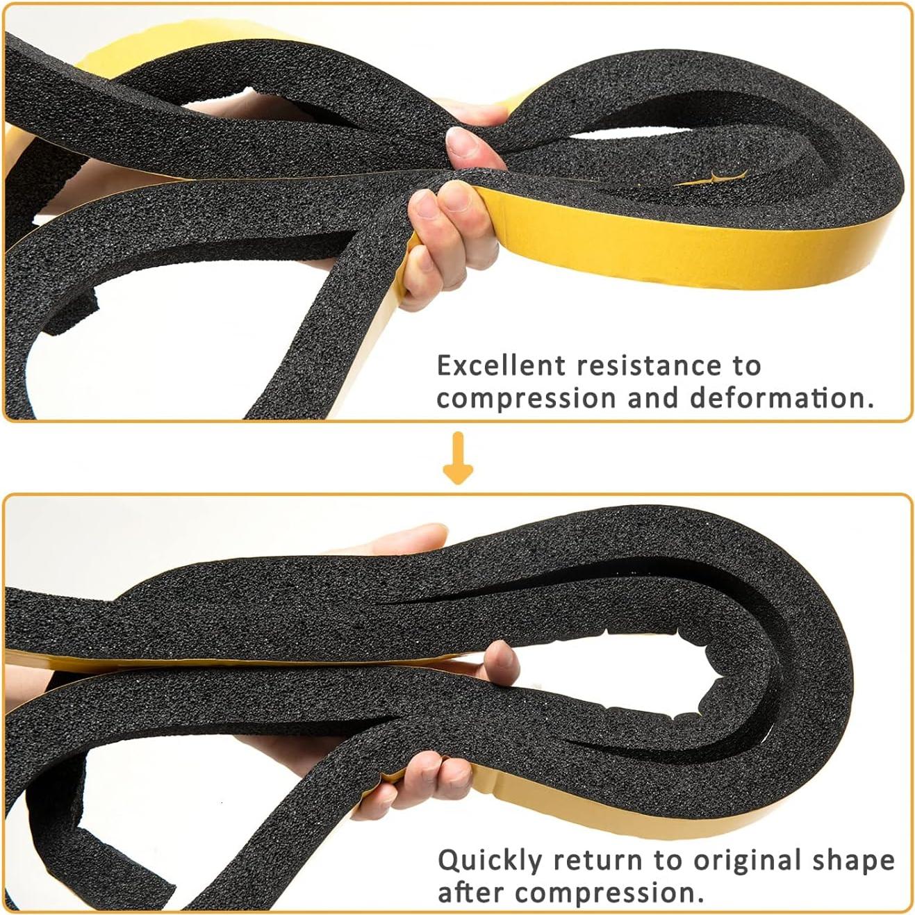 Cinta de Espuma Aislante YoleShy 2 Pcs 2.54cm x 3.96m