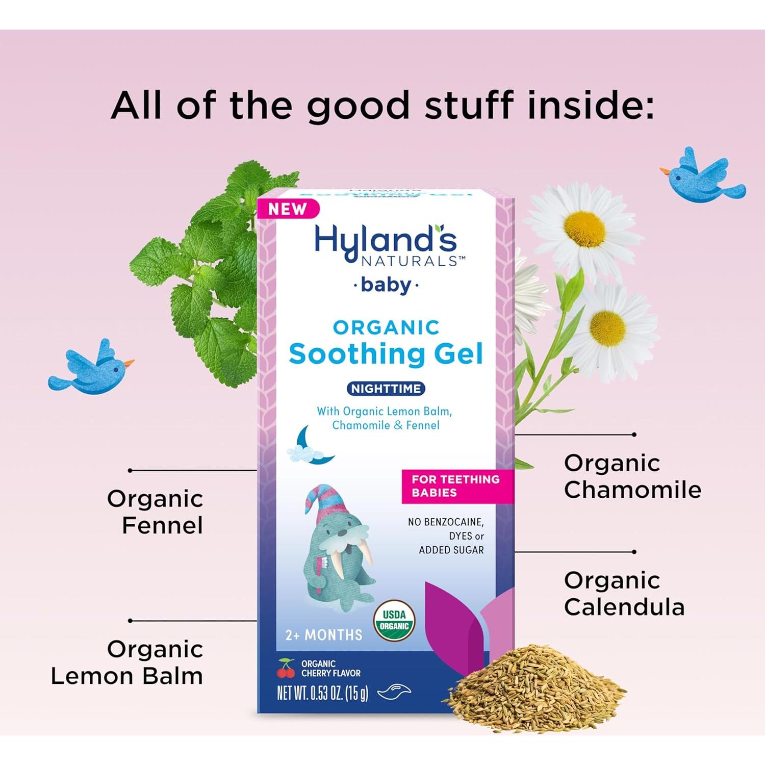 Gel Oral Calmante Nocturno Hyland's Baby 15g - Manzanilla y Hinojo