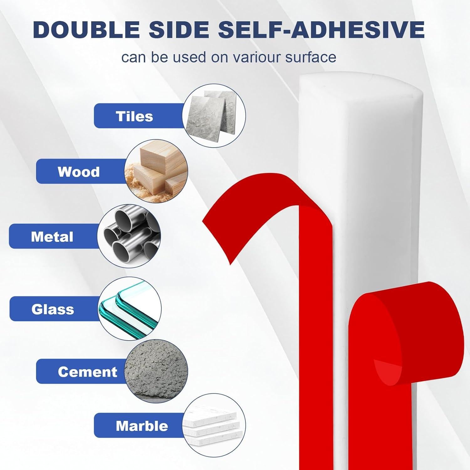 Moldura Flexible de Cuarto Redondo Storystore 0.5x198cm Caucho