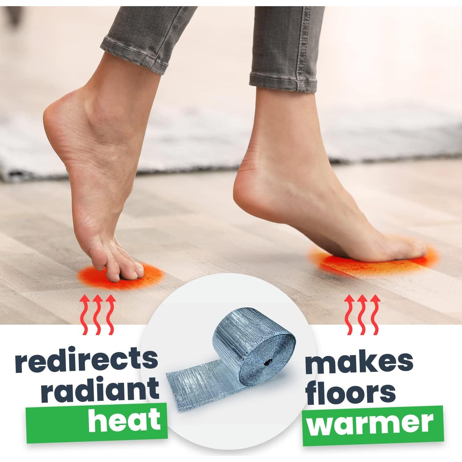 Aislamiento de Vigas EcoFoil 61 cm x 38 m - Doble Burbuja Térmica