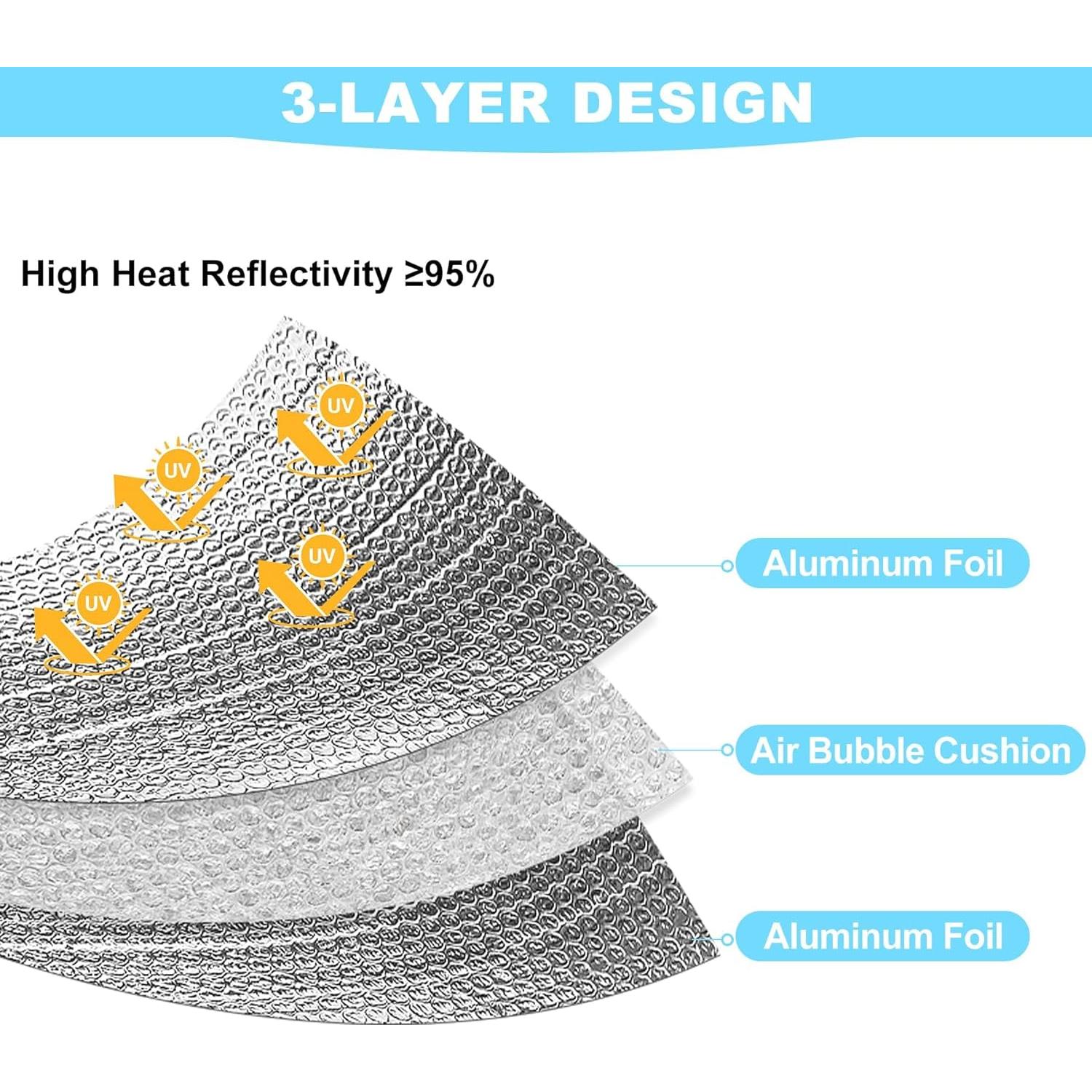 Aislamiento Reflectante MYFAMIREA 40.64x3.05m Aluminio Burbuja