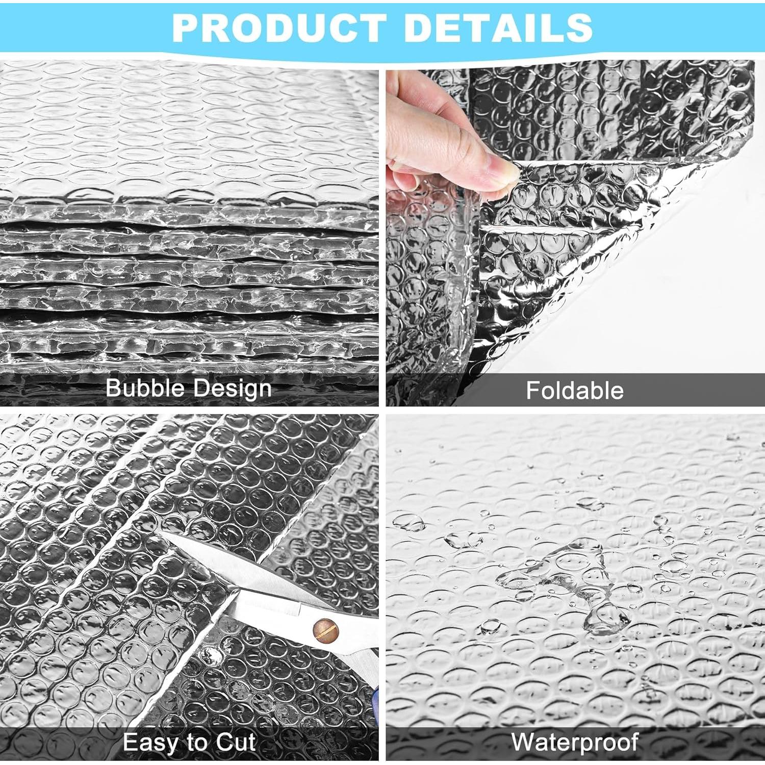 Aislamiento Reflectante MYFAMIREA 40.64x3.05m Aluminio Burbuja