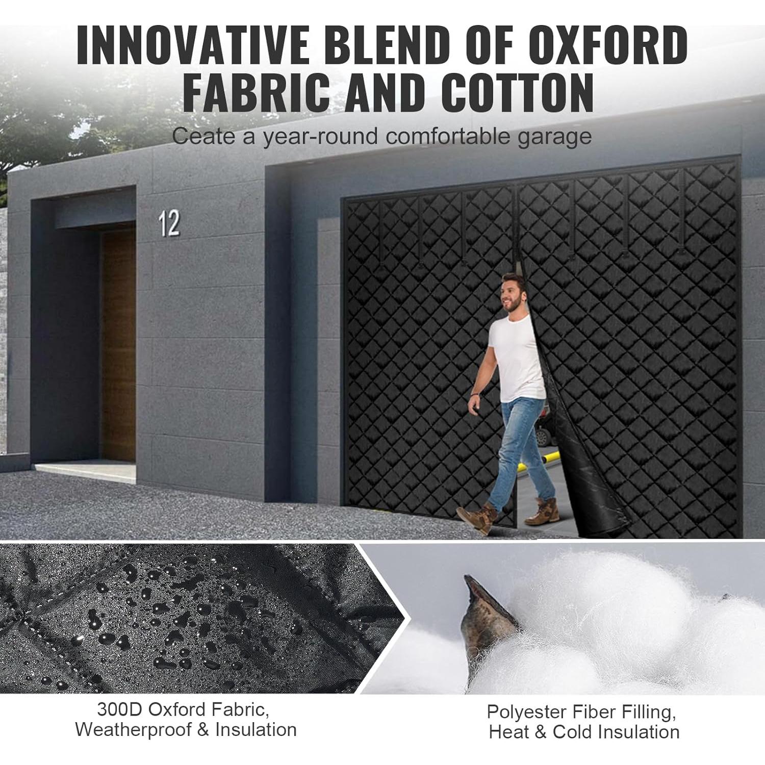 Pantalla Aislante Térmica VEVOR para Puerta de Garaje 2.54x2.13m