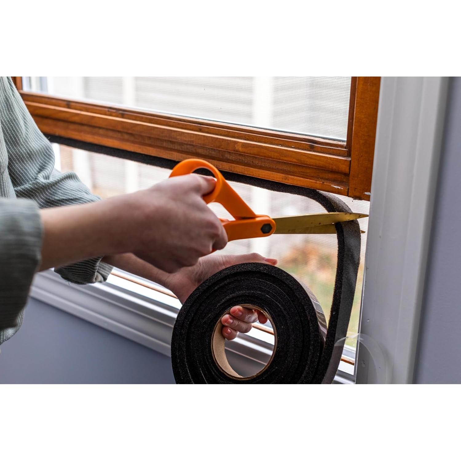 Espuma Expandible Duck Max Strength 1" x 0.25" x 3.96m Negro