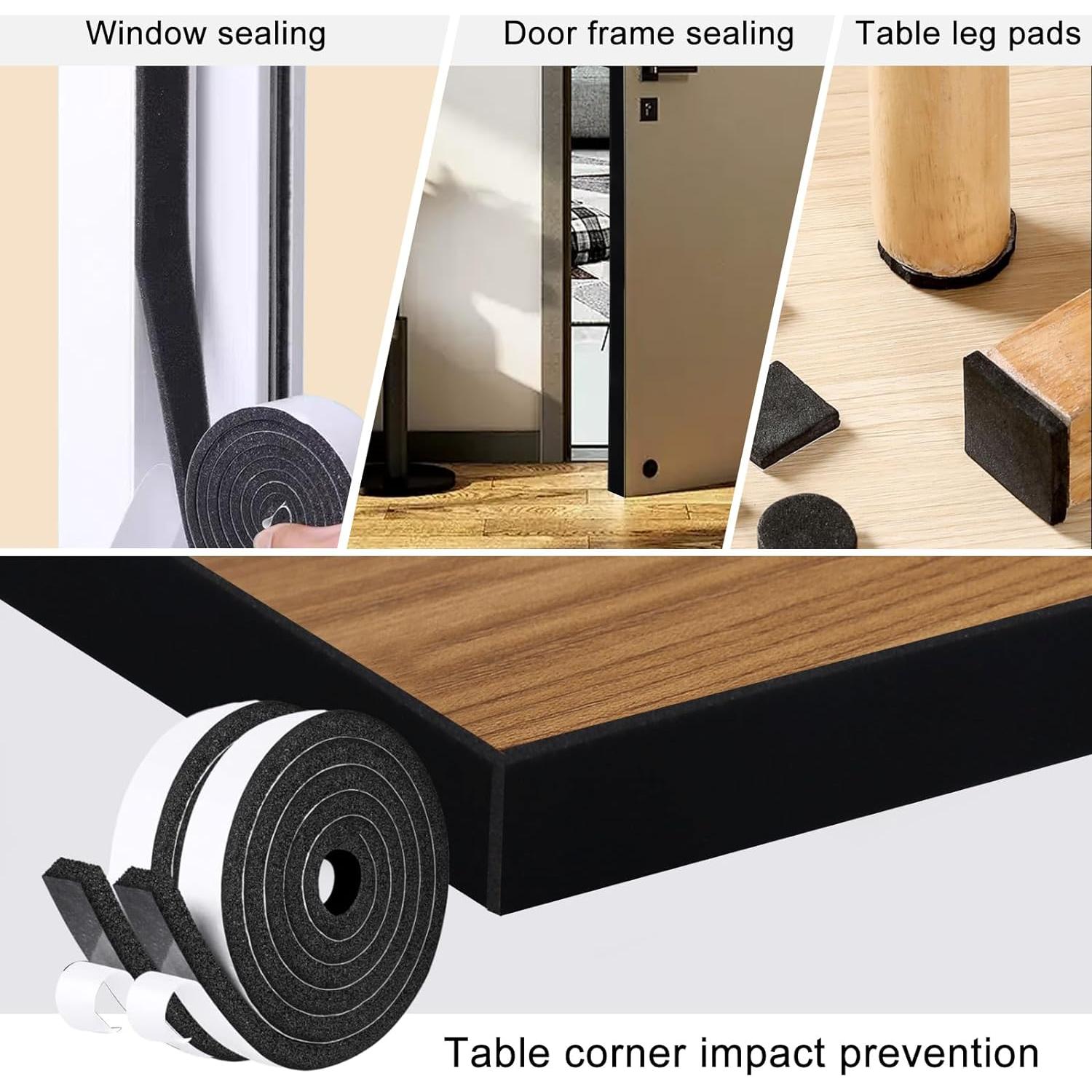 Cinta de Aislamiento de Espuma Neopreno Storystore 3.2cm x 0.5cm x 10.52m