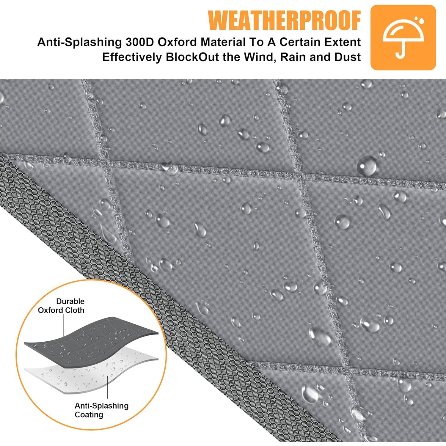 Cortina de Puerta Térmica Aislada Magnética LIAMST 81.28x203.2cm