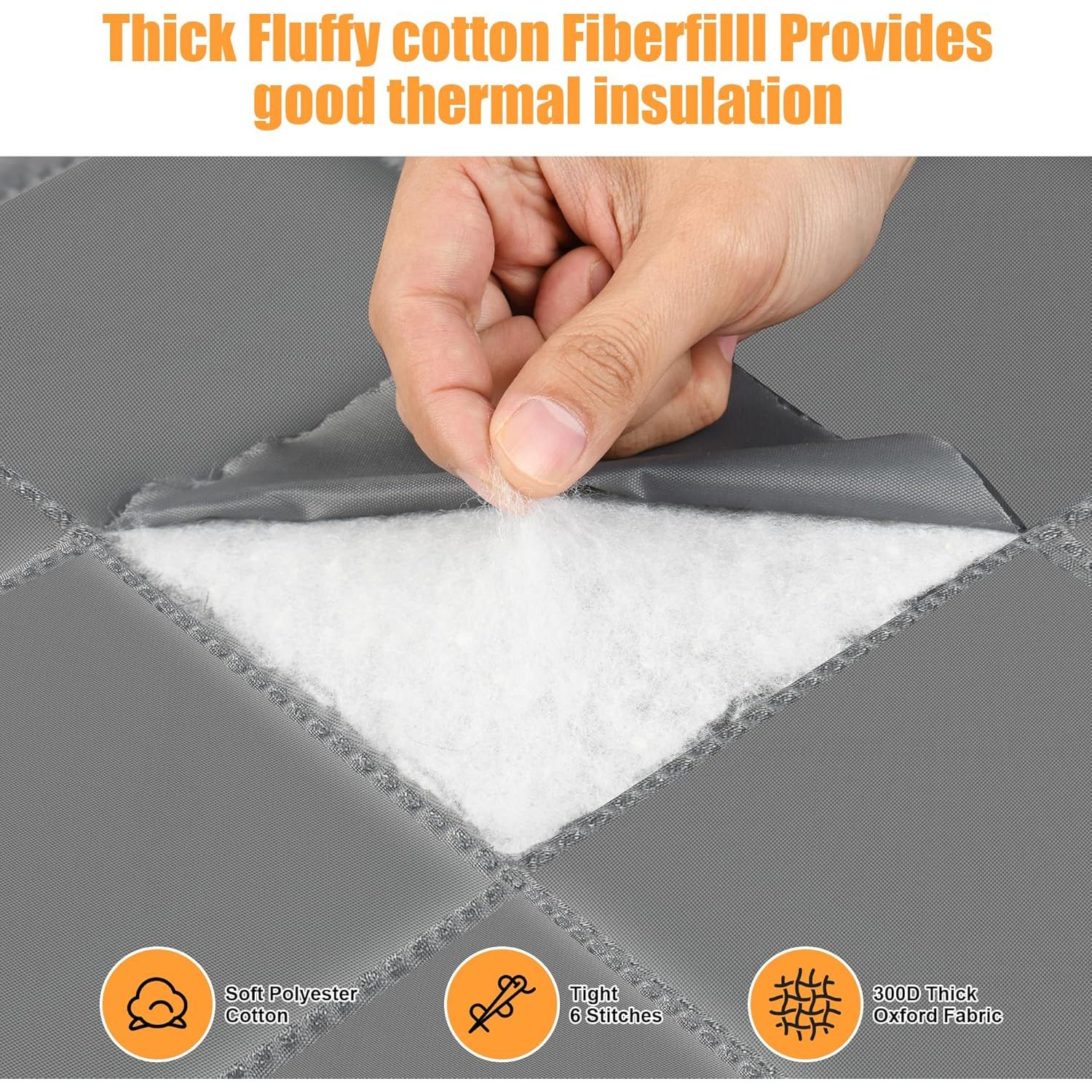 Cortina de Puerta Térmica Aislada Magnética LIAMST 81.28x203.2cm