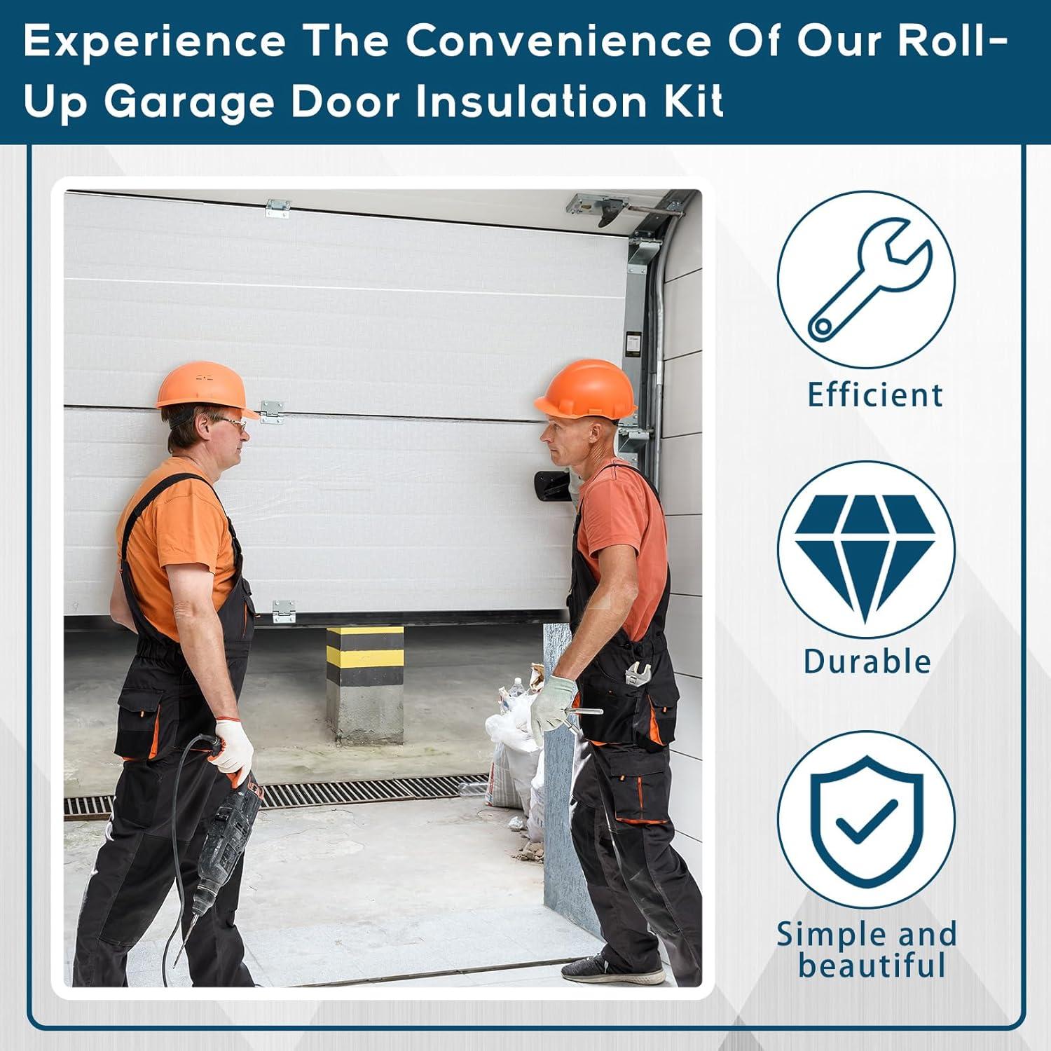 Kit de Aislamiento para Puertas de Garaje Tandefio 12.2m x 1.02m