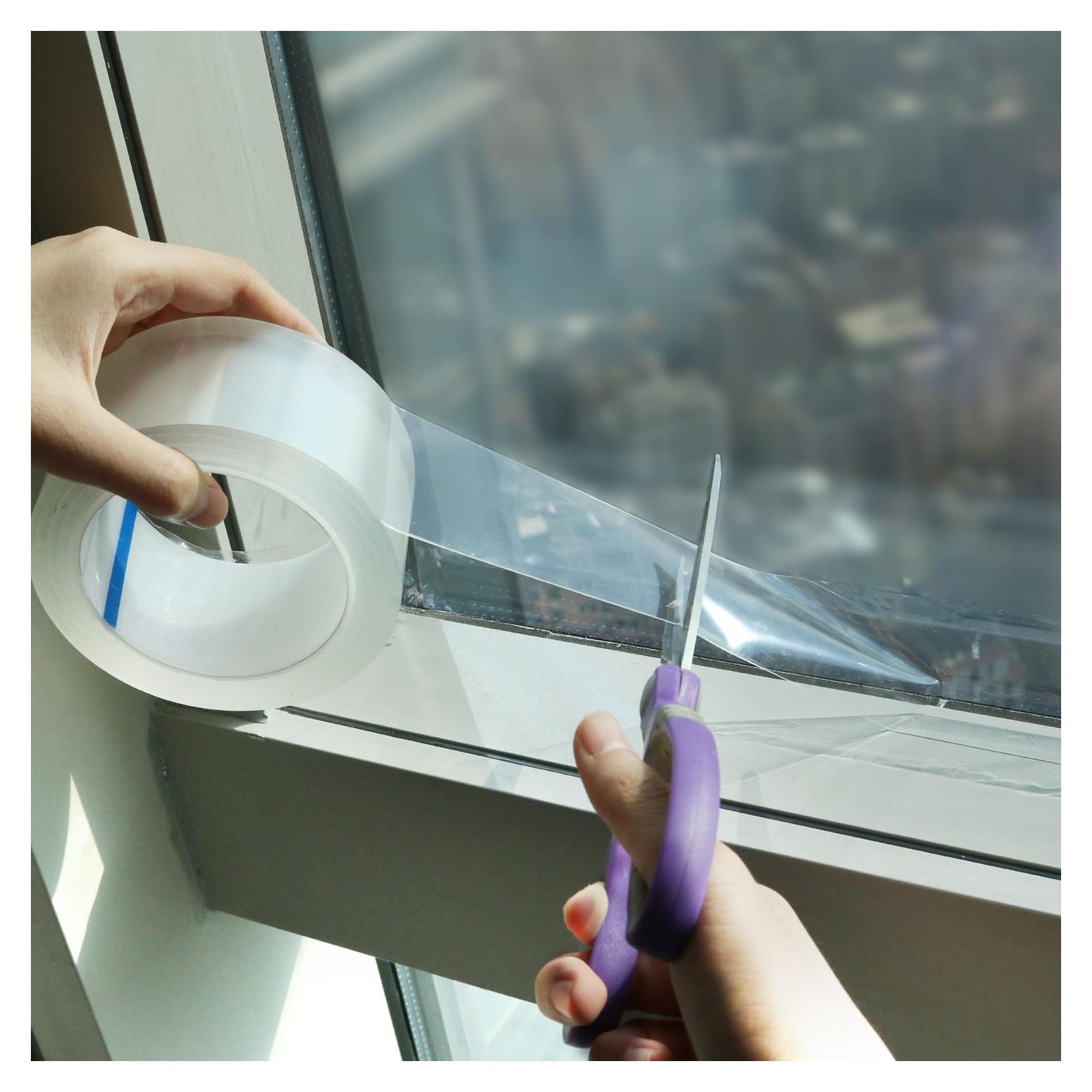 Cinta de Sellado Transparente Layway 5 cm x 10 m para Ventanas