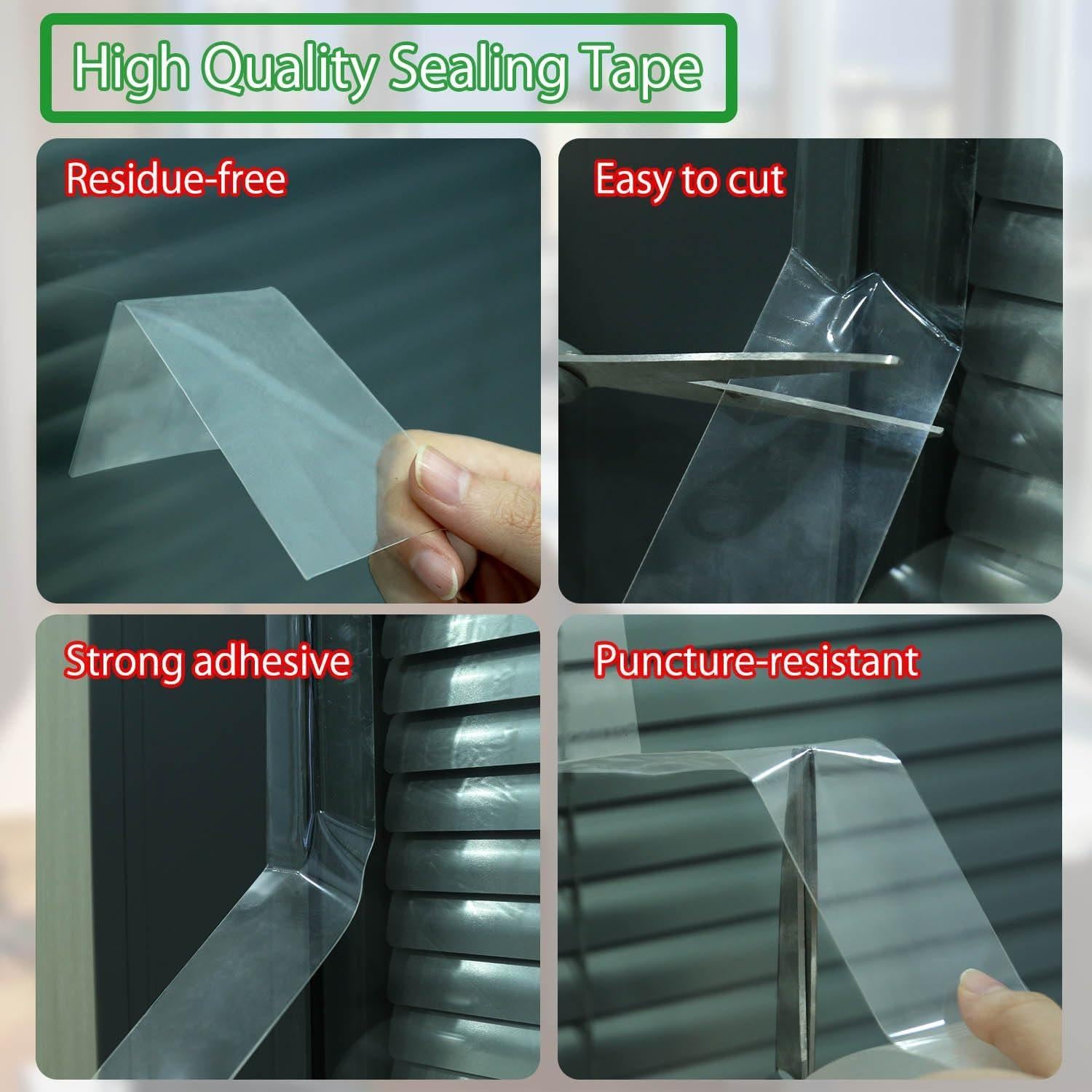 Cinta de Sellado Transparente Layway 5 cm x 10 m para Ventanas