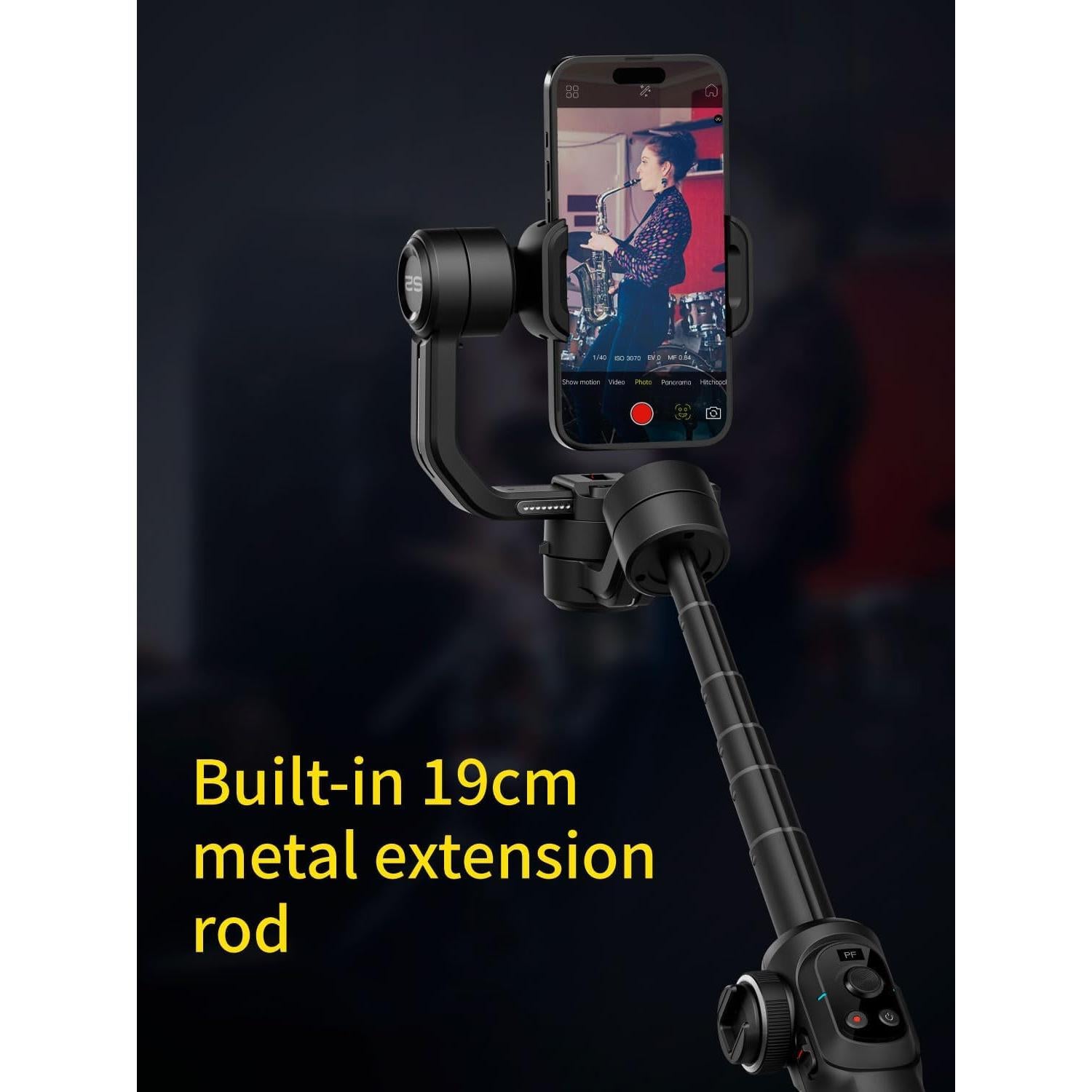 Gimbal Estabilizador de 3 Ejes AOCHUAN Smart S2 para Smartphone
