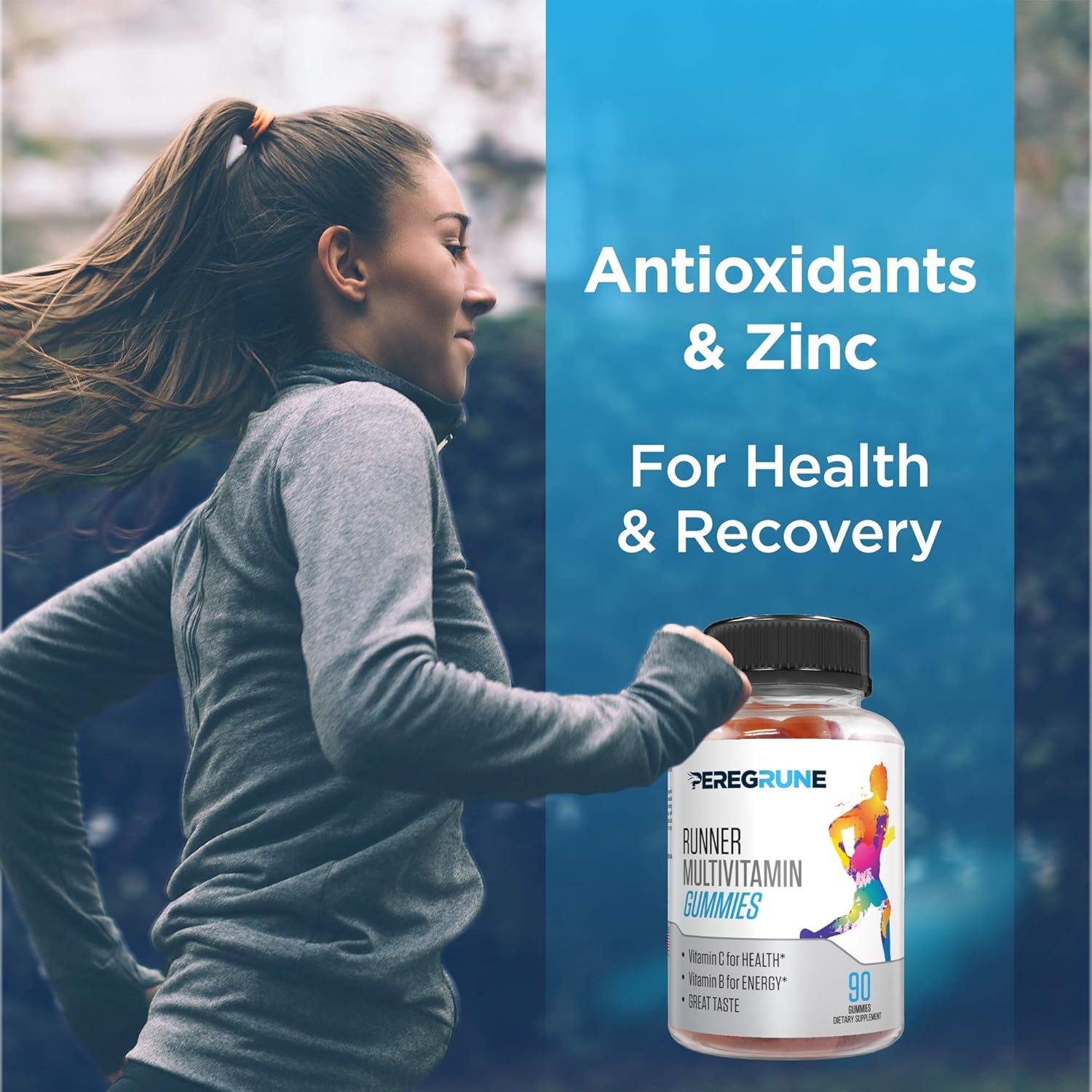 Gomitas Multivitamínicas Peregrune para Corredores - 90 Unidades