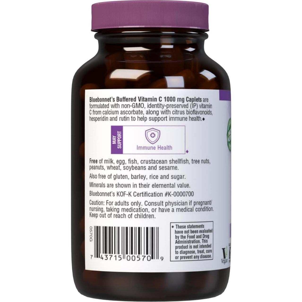 Cápsulas de Vitamina C 1000 mg BlueBonnet 90 Veganas