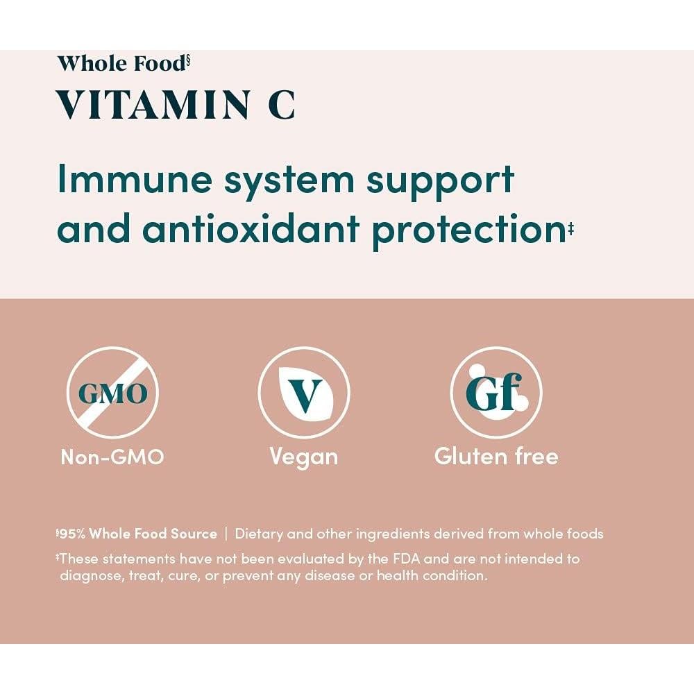 Vitamina C de Alimentos Integrales Amazon Elements 60 Cápsulas