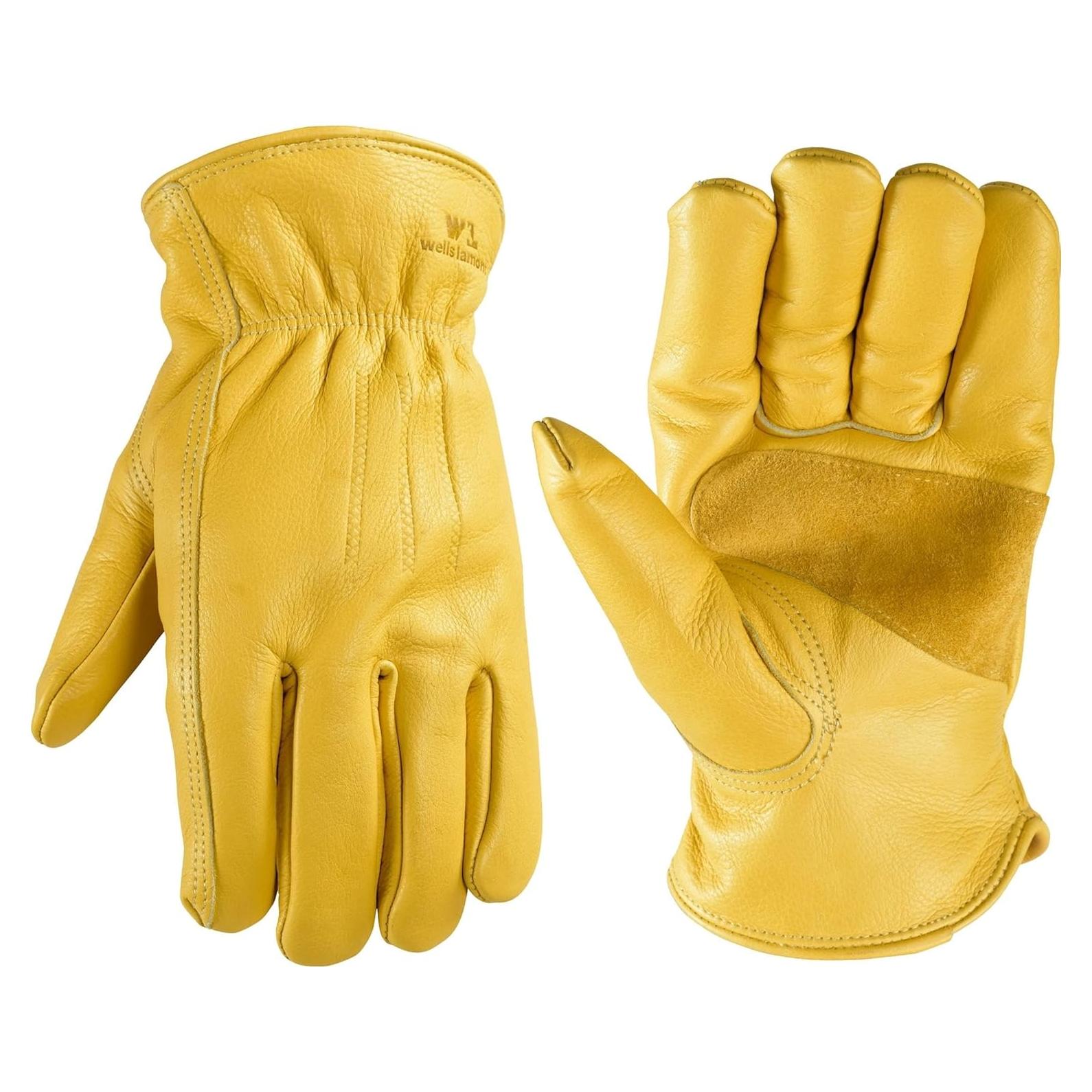 Guantes de Trabajo de Cuero Wells Lamont 1108L para Invierno