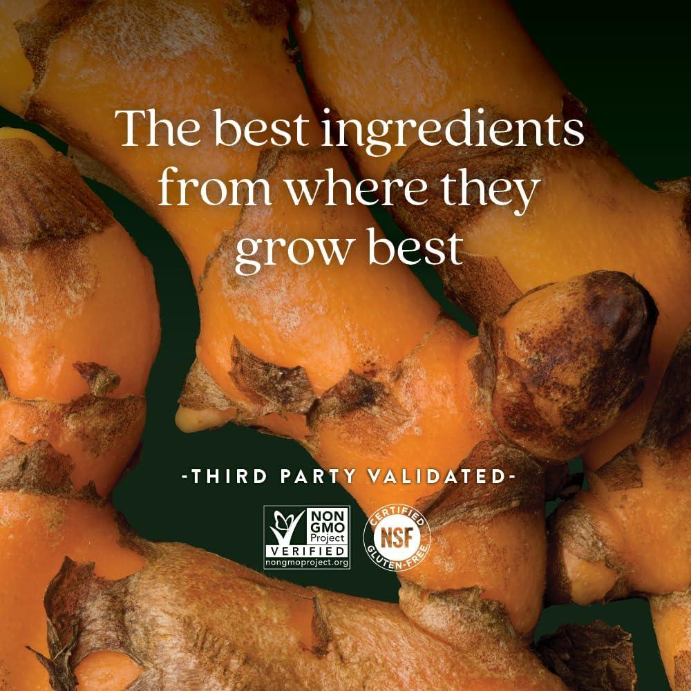 Suplemento de Cúrcuma New Chapter 60 Cápsulas Antiinflamatorias