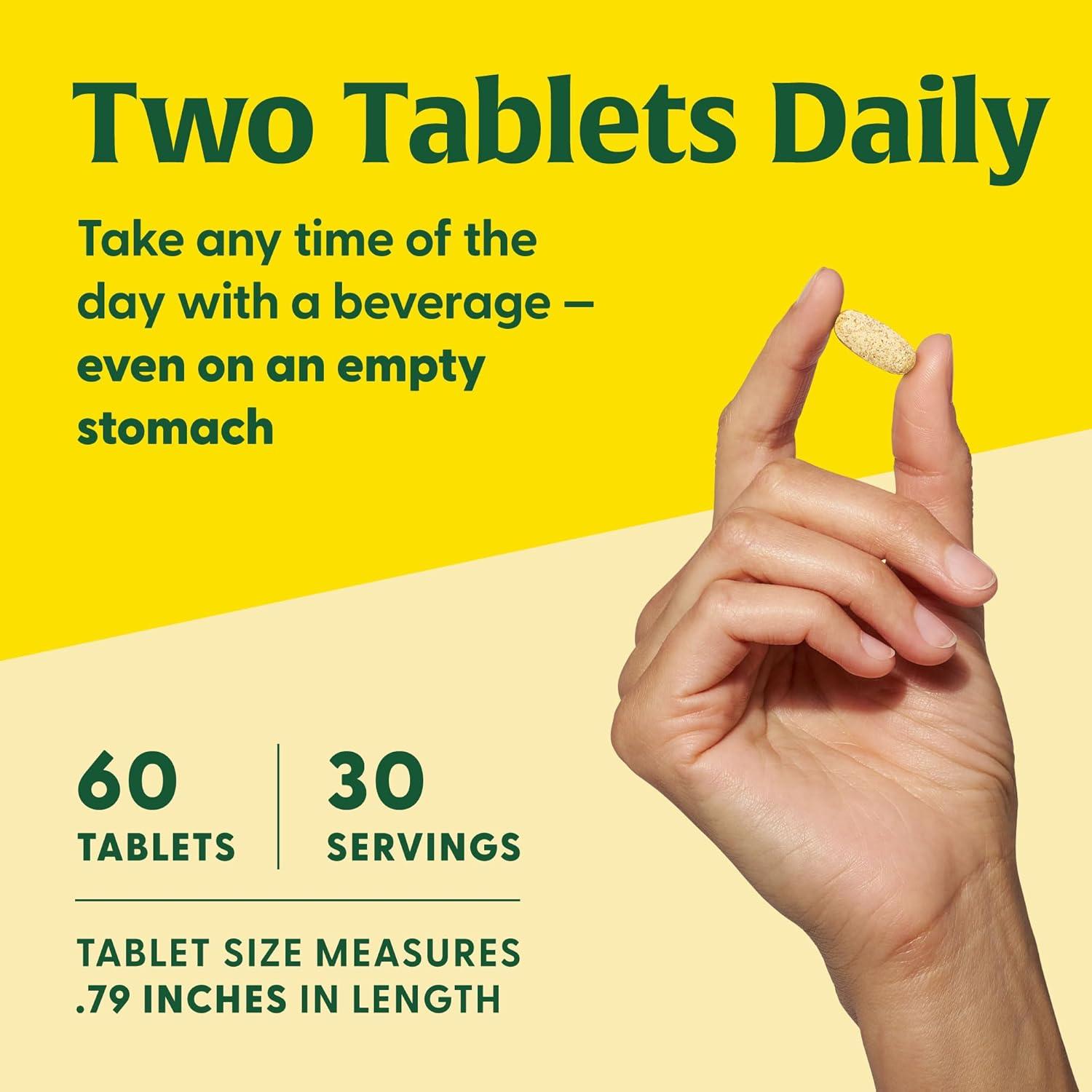 MegaFood Multivitamina Avanzada Hombres 40+ 60 Tabletas