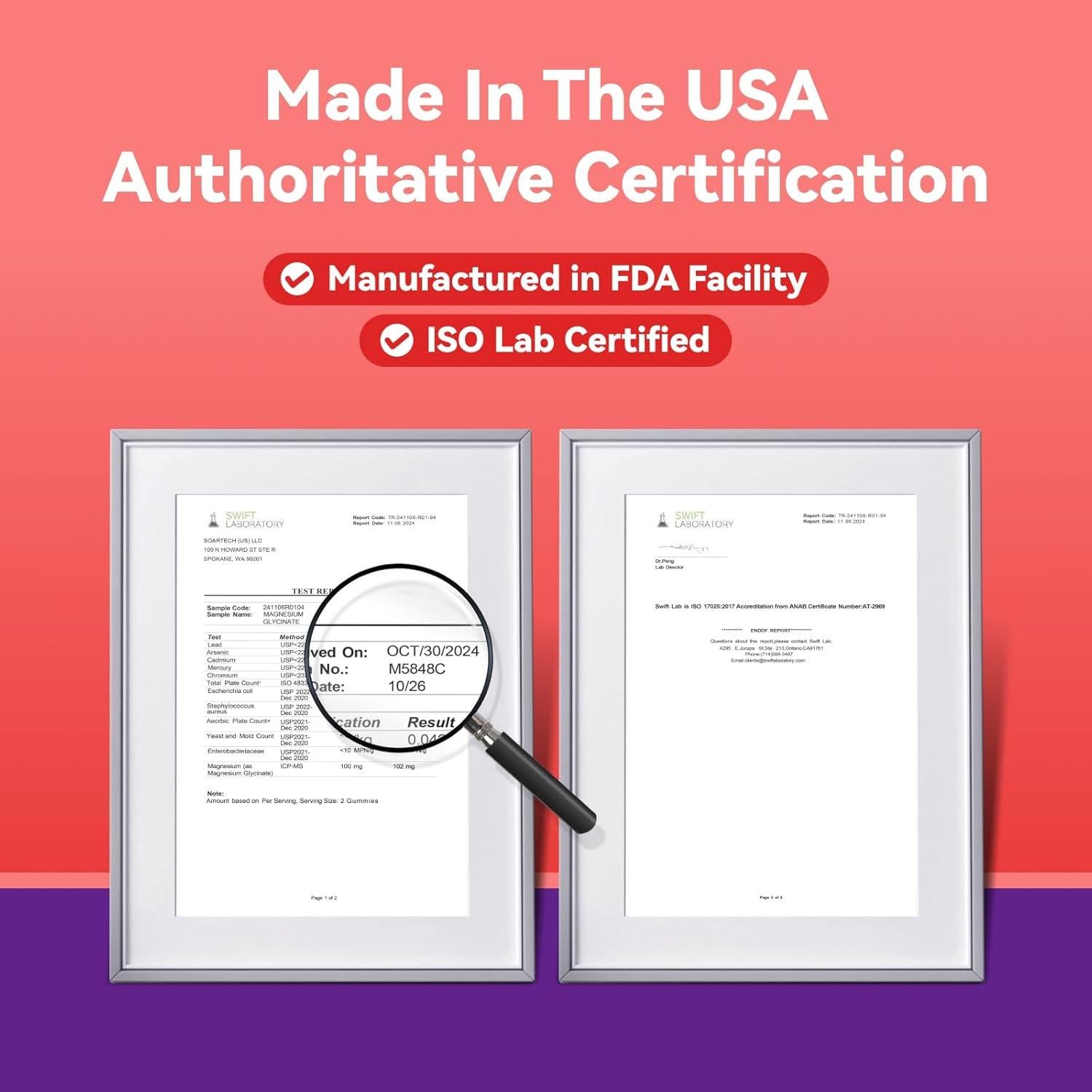 Gomitas de Glicinato de Magnesio Brillo Interior 600mg 60 Unidades