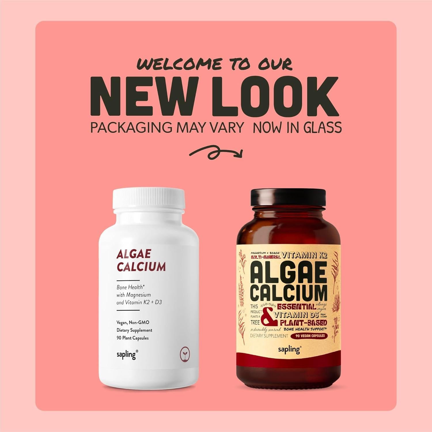 Suplemento de Calcio Vegano We Are Fit 90 Cápsulas 600mg