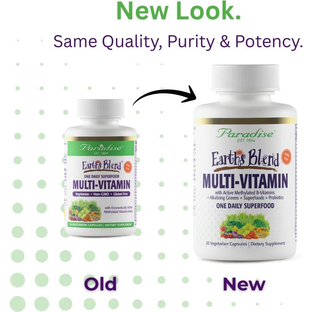 Multivitamínico Diario para Mujeres Paradise Herbs 30 Cápsulas