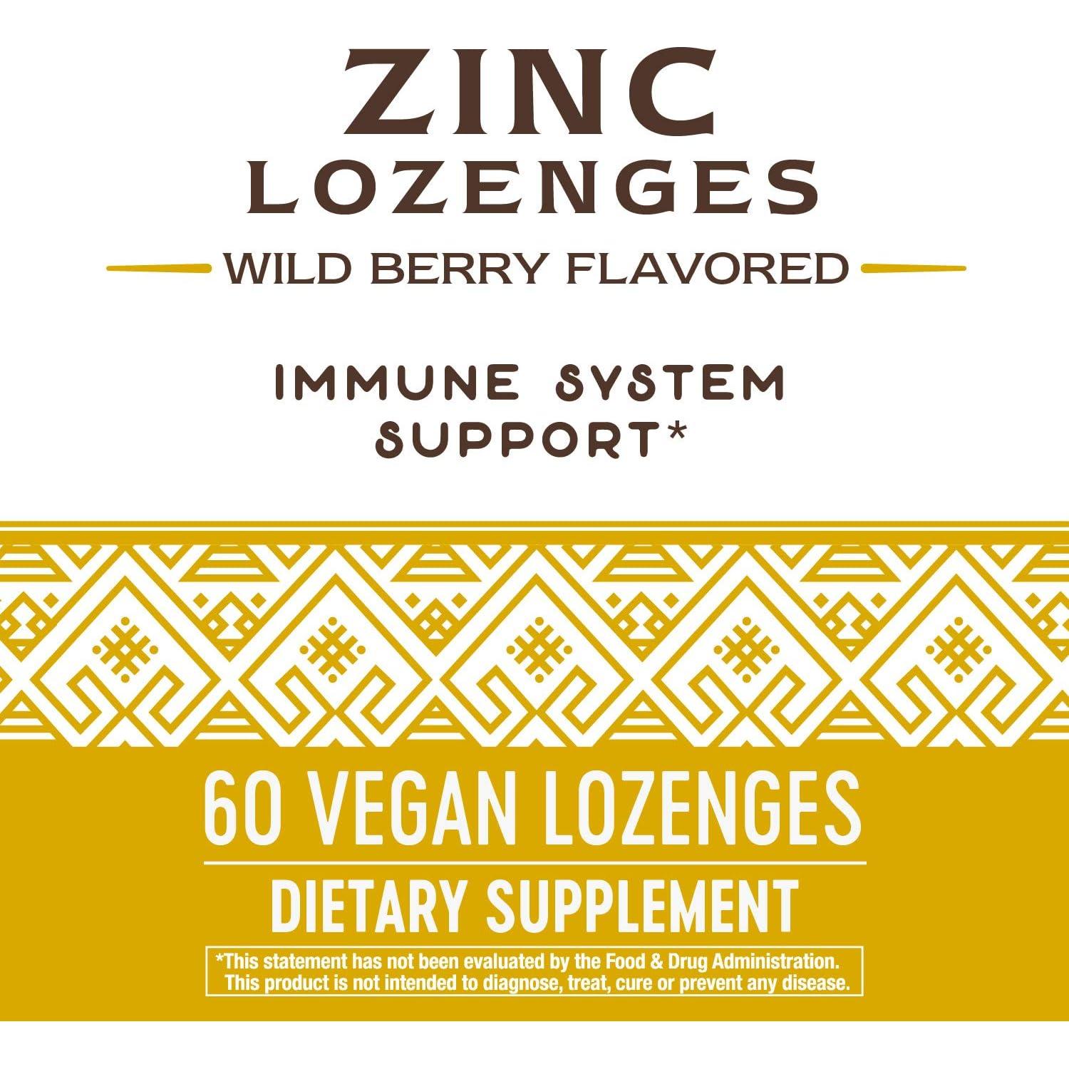 Pastillas de Zinc Nature's Way 23 mg + Vitamina C 100 mg 60 Unidades