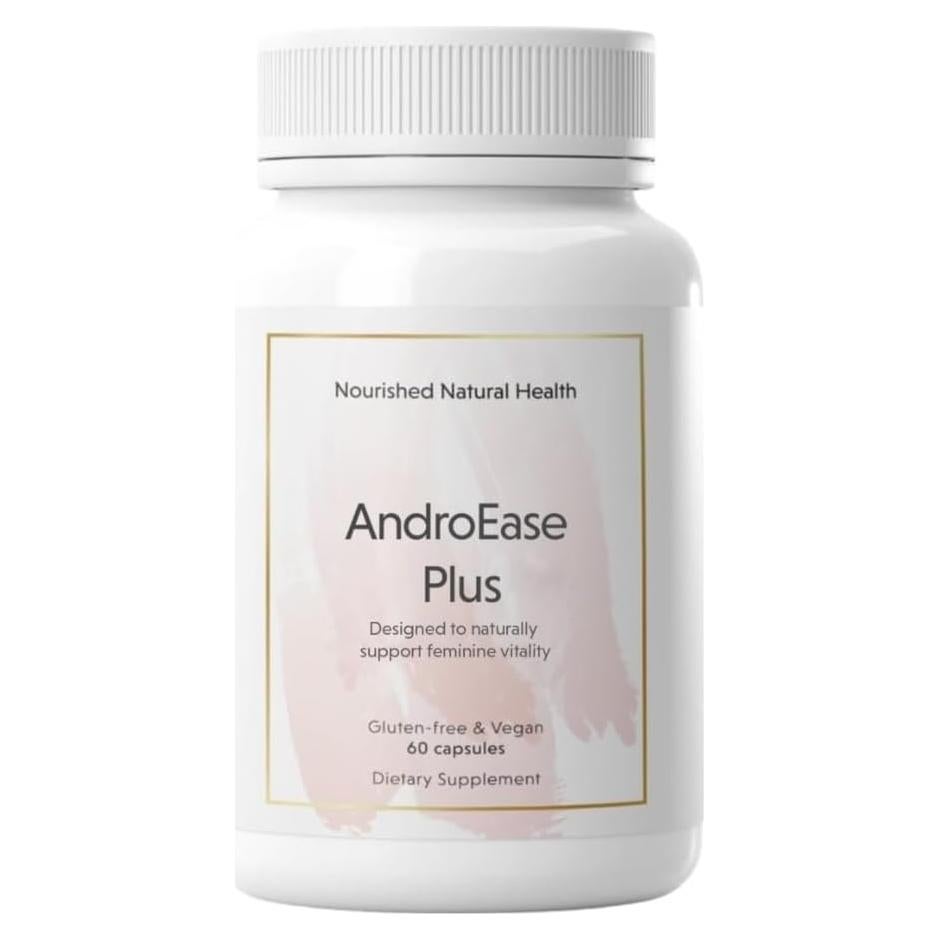 Suplemento Hormonal Vegano Nourished AndroEase Plus 30 Cápsulas