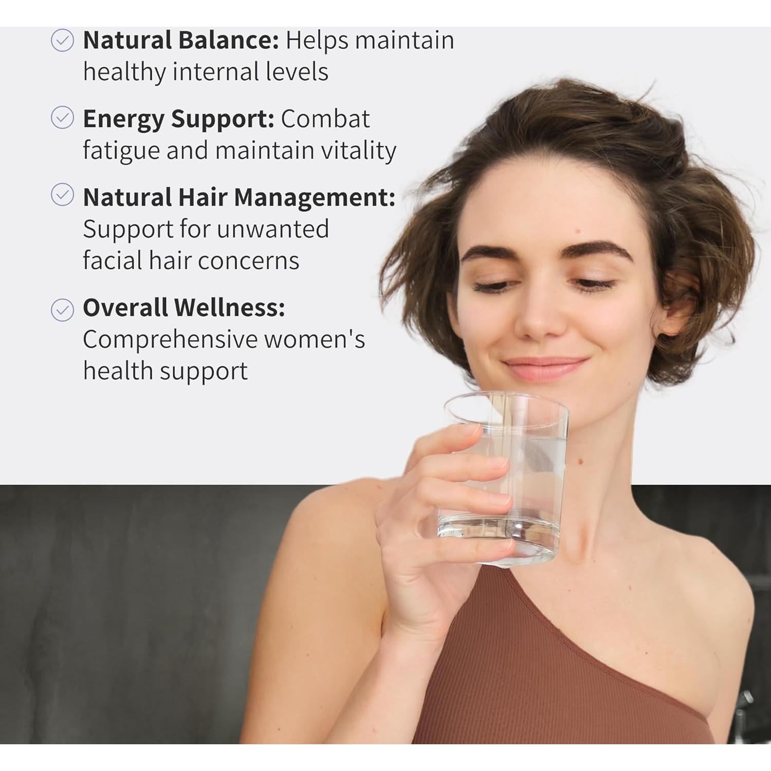 Suplemento Hormonal Vegano Nourished AndroEase Plus 30 Cápsulas