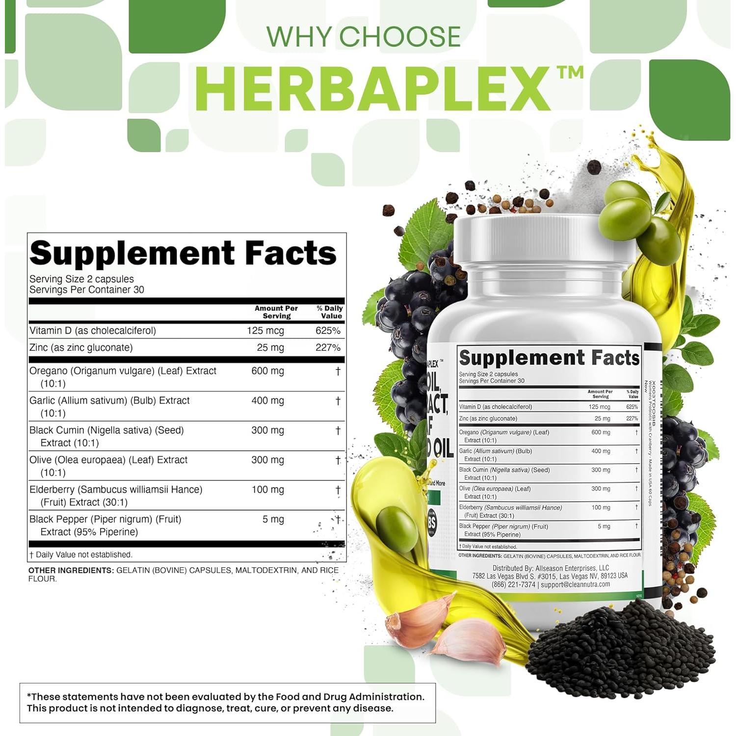 Suplemento Inmunológico Clean Nutraceuticals Ajo y Orégano 5 Unidades