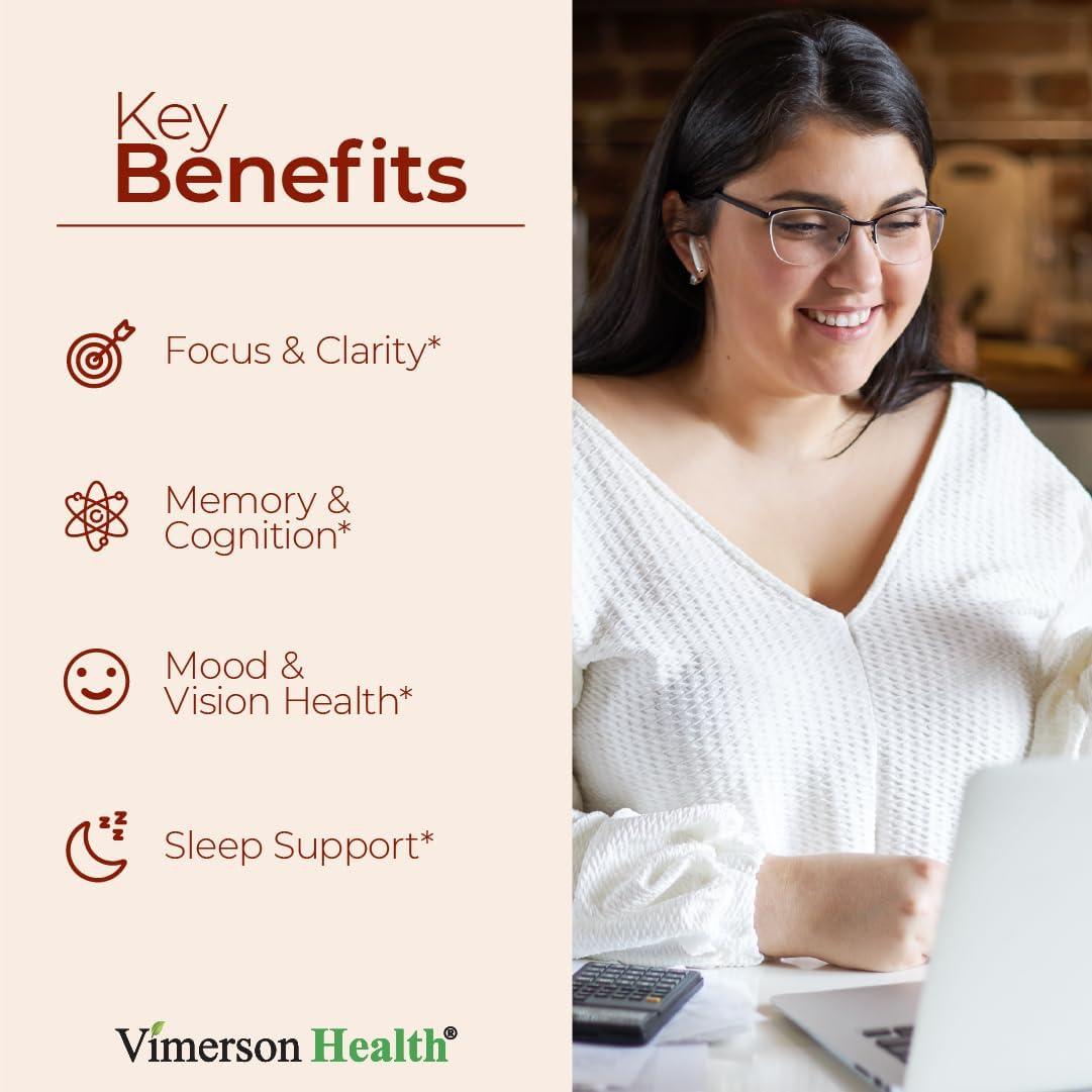 Suplemento de Azafrán y Cúrcuma Vimerson Health 60 Cápsulas