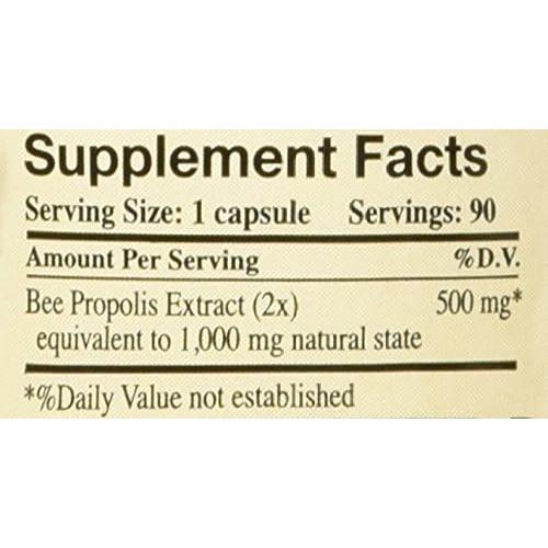 Propóleos Crudos 1000mg Y.S. Granjas Orgánicas 90 Cápsulas