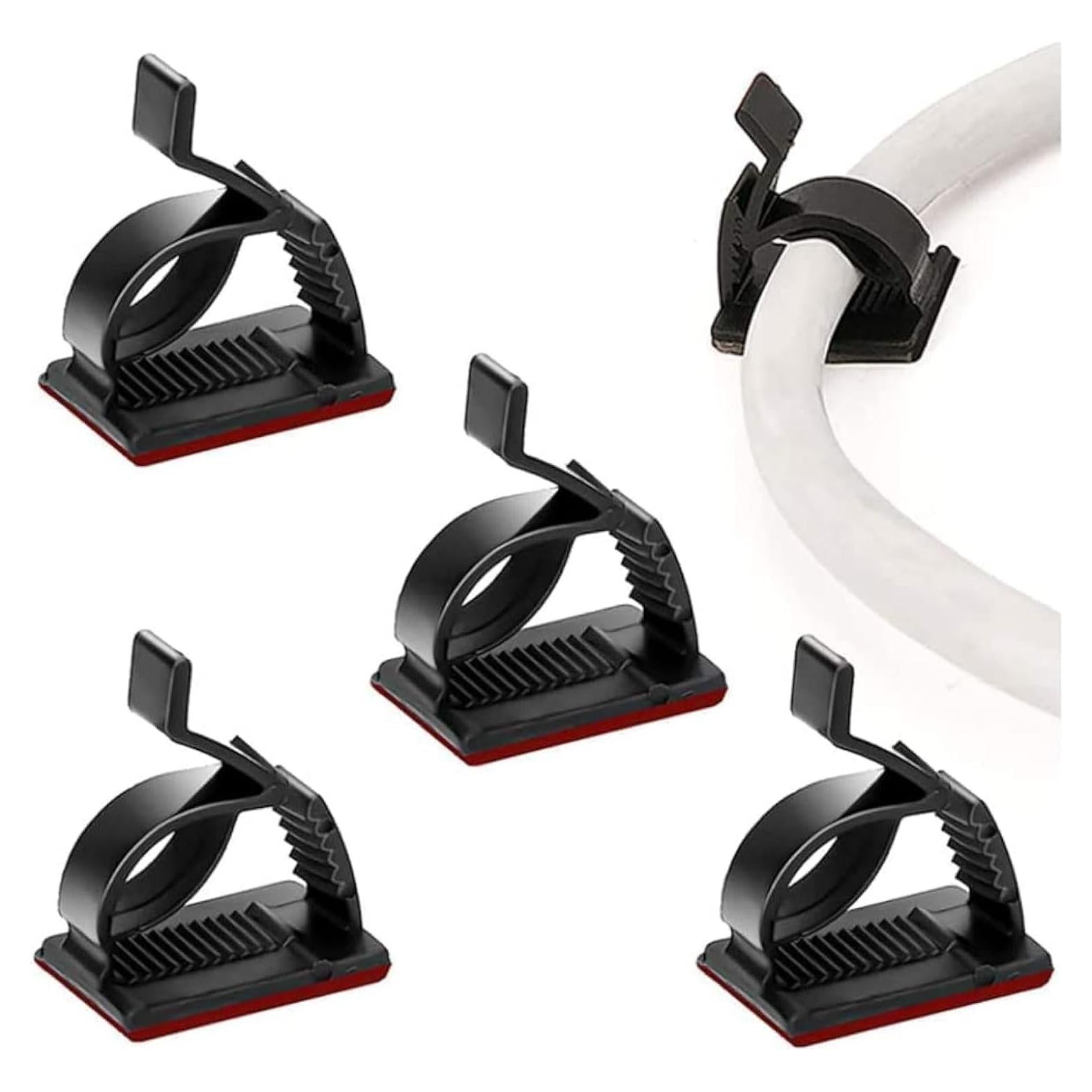 Clips de Gestión de Cables SOULWIT 50 Pcs Ajustables