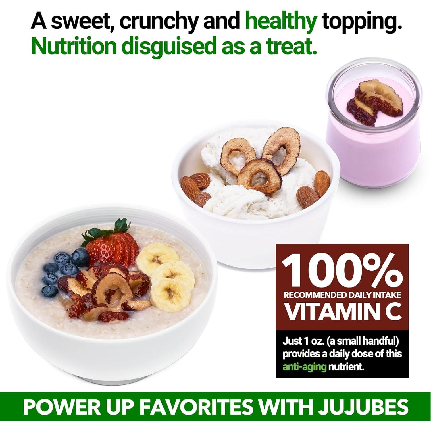 Crisps de Jujube Orgánico JUJUME 170g - Snack Saludable Sin Azúcar