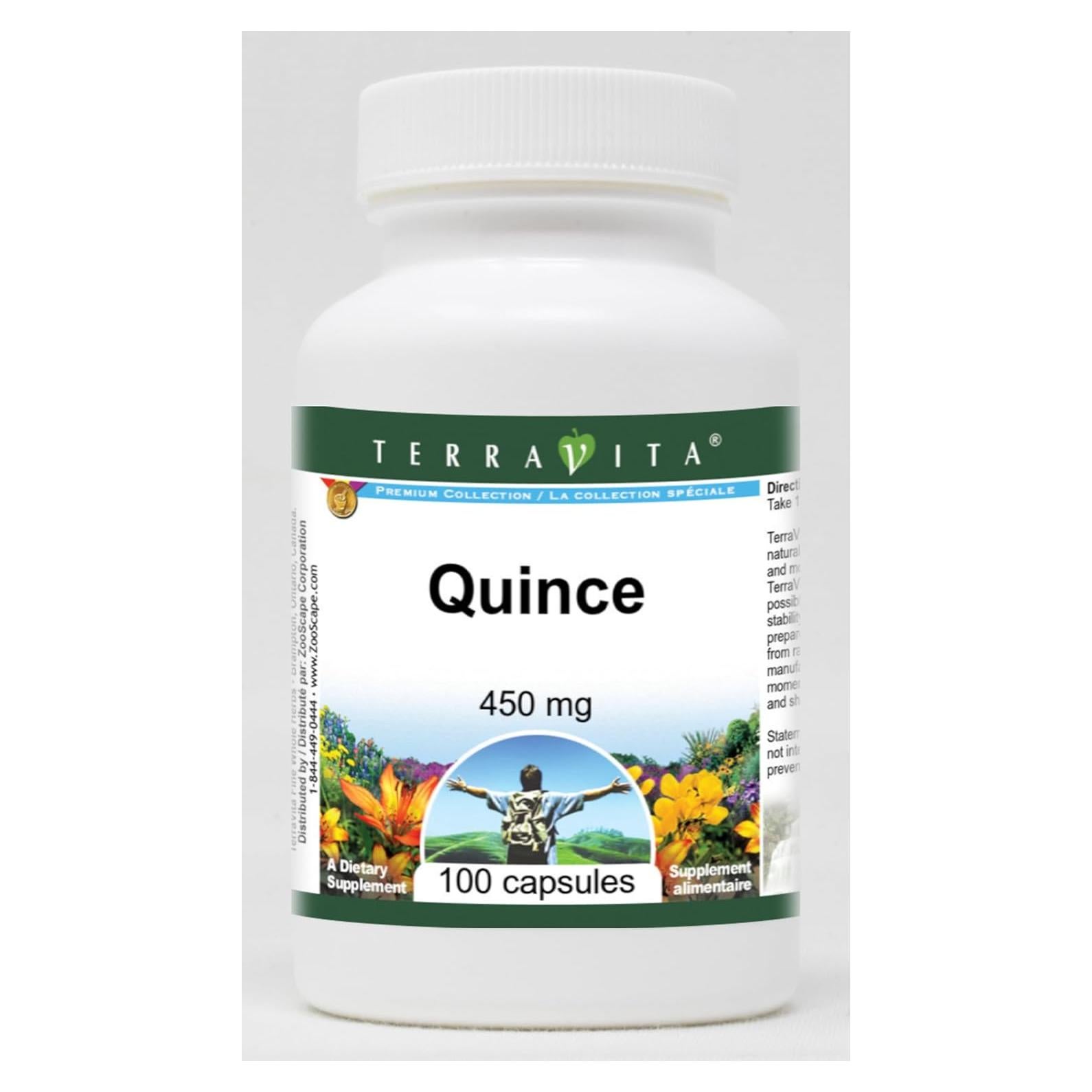 Cápsulas de Membrillo TerraVita 450 mg - 100 Unidades