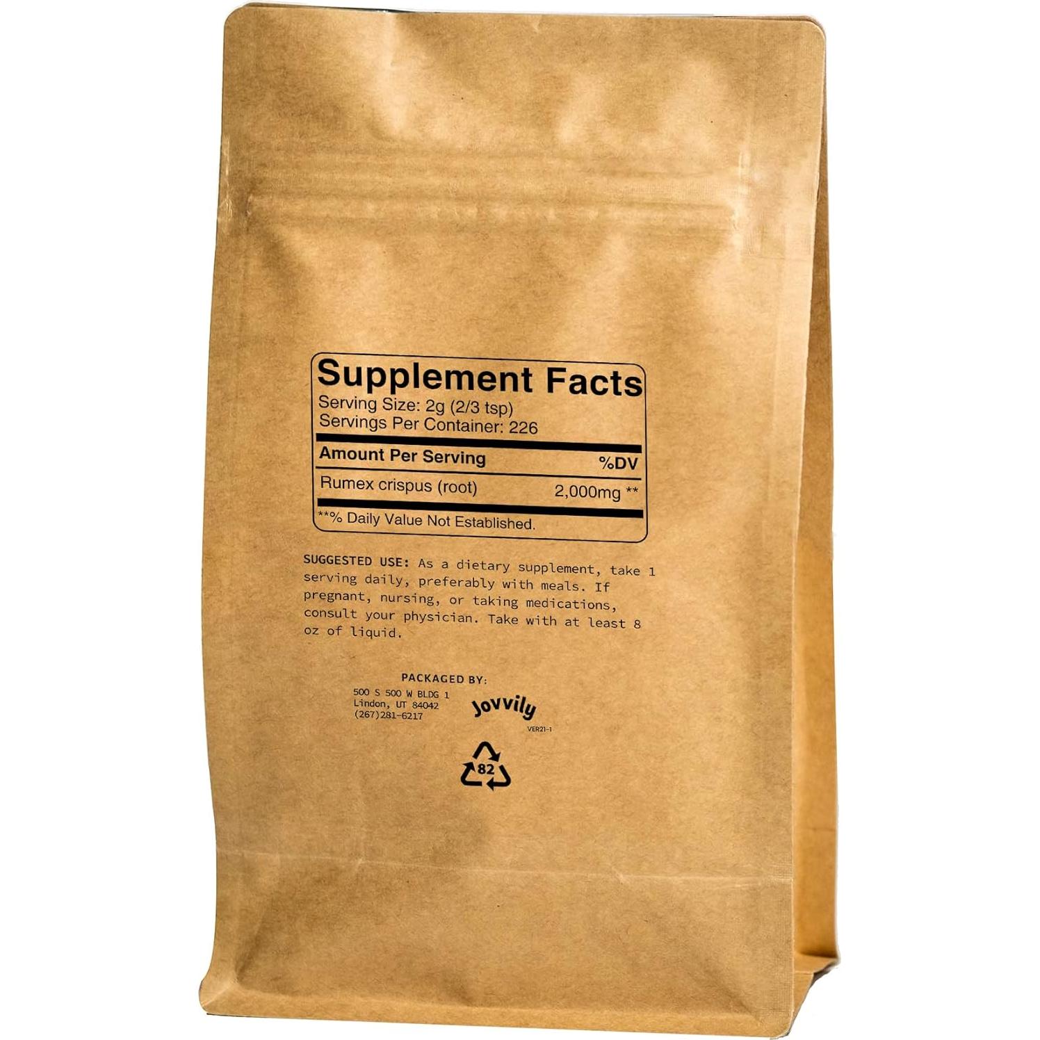 Raíz de Acanto Amarillo Jovvily 0.45 kg Suplemento Natural