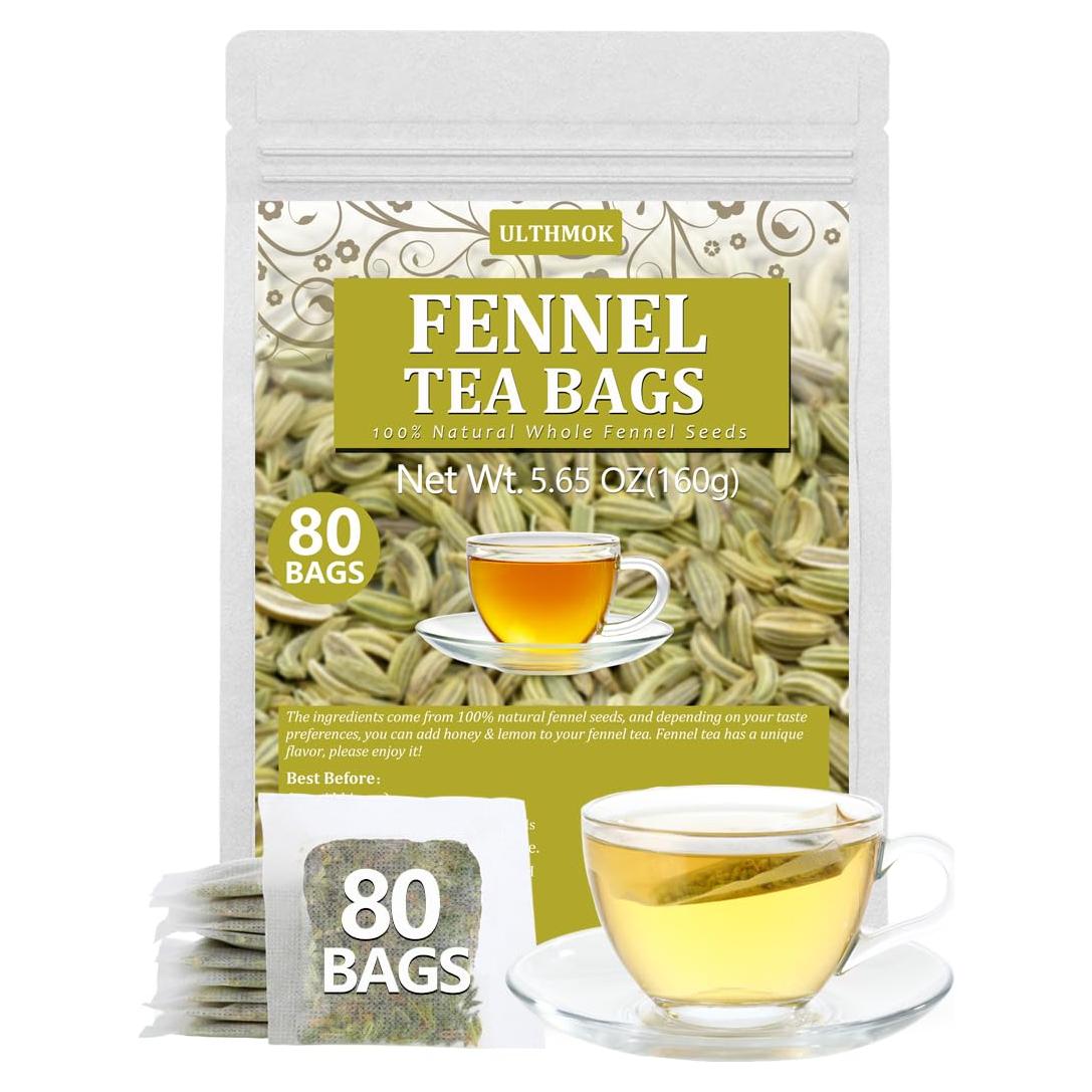 Té de Hinojo Premium YILINSHA 80 Bolsitas Naturales Sin Cafeína