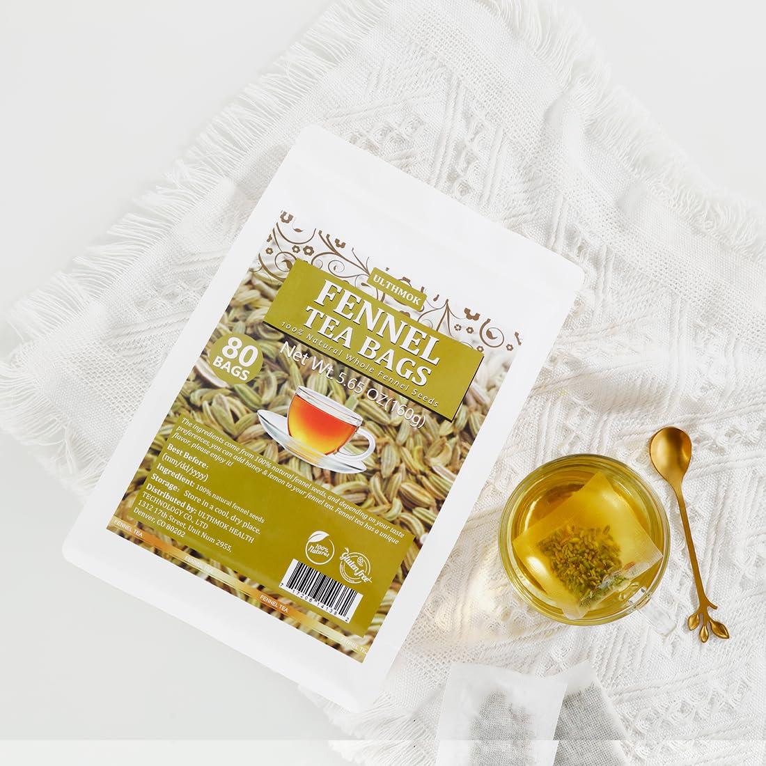 Té de Hinojo Premium YILINSHA 80 Bolsitas Naturales Sin Cafeína