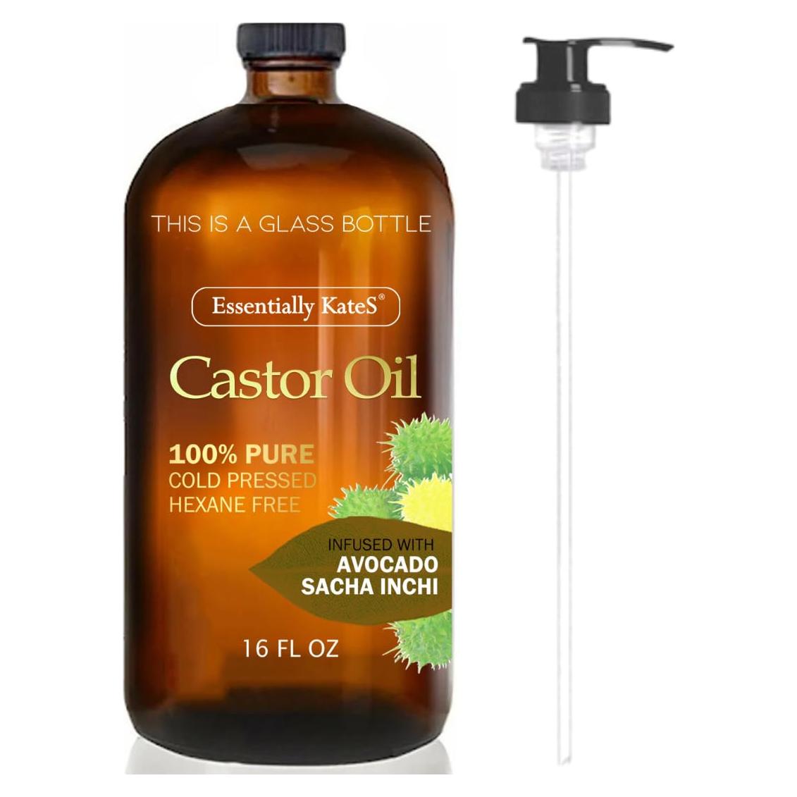 Aceite de Ricino 473 ml Essentially KateS - Puro y Natural