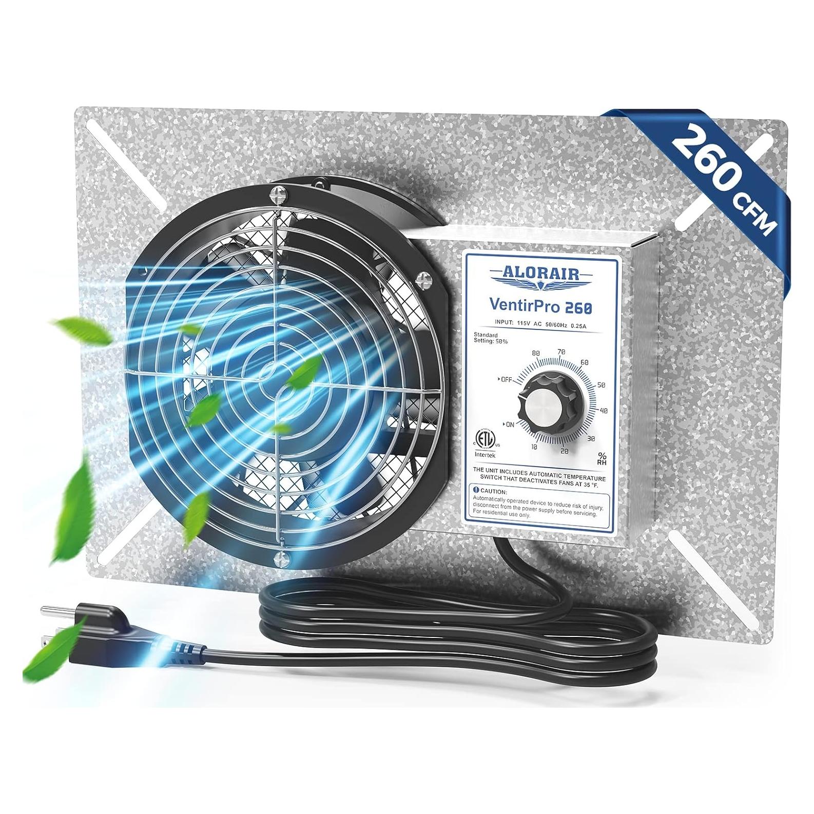 Ventilador de Espacio de Arrastre ALORAIR VentirPro 260 CFM