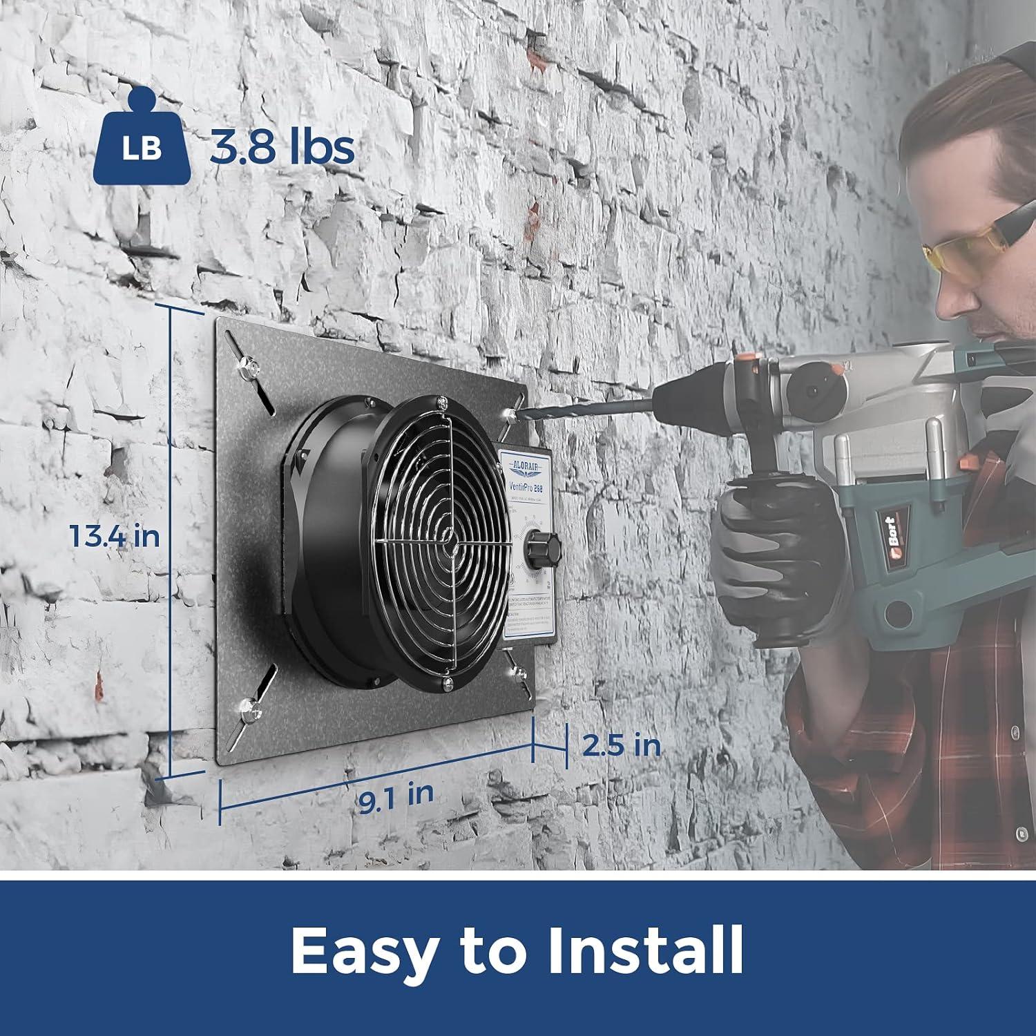 Ventilador de Espacio de Arrastre ALORAIR VentirPro 260 CFM